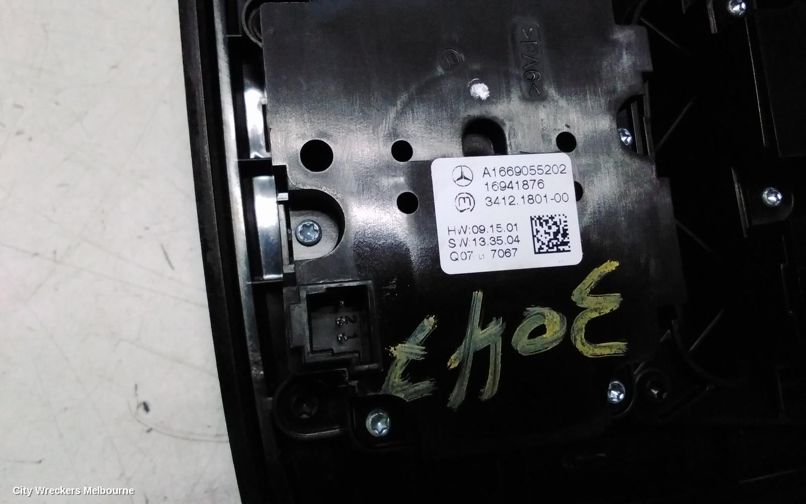 MERCEDES GLE CLASS COMBINATION SWITCH, MULTIMEDIA CONTROL SWITCH ASSY, W166, WAGON, 06/2015 - 04/2019