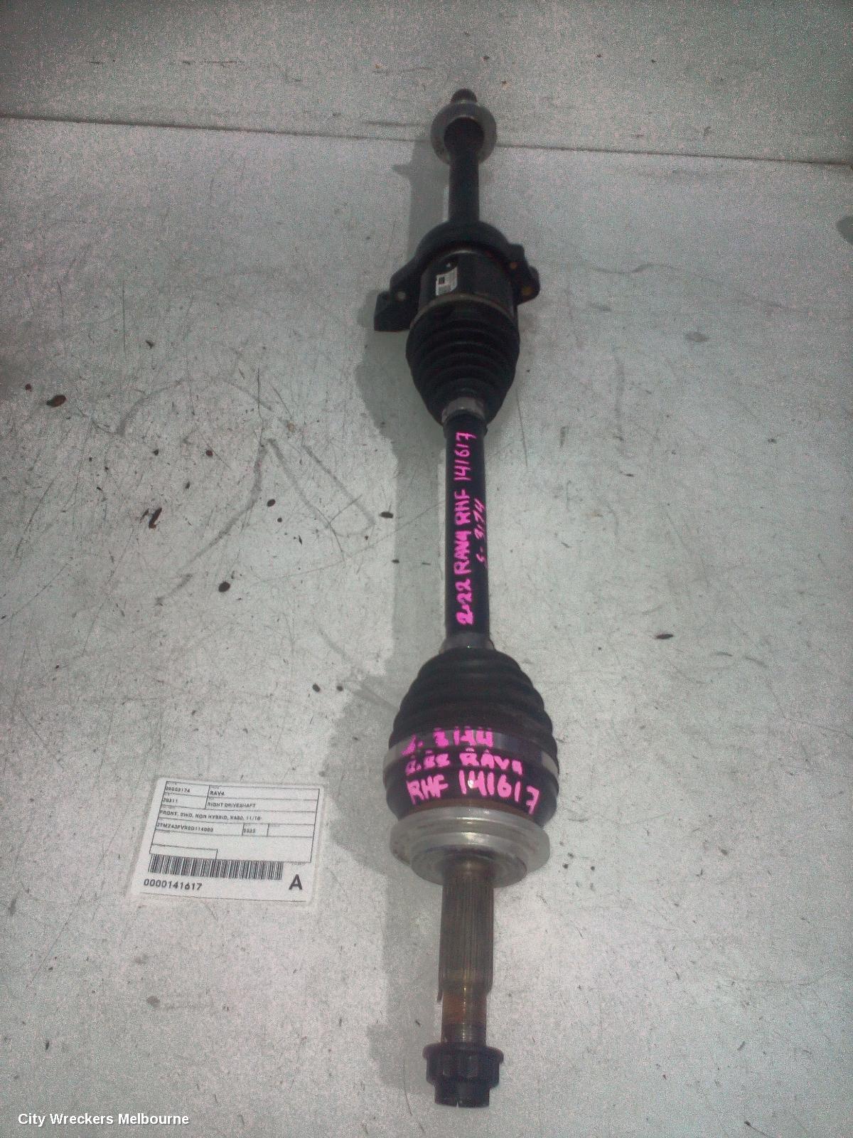 TOYOTA RAV4 RIGHT DRIVESHAFT, FRONT, 2WD, NON HYBRID, XA50, 11/2018 ONWARDS