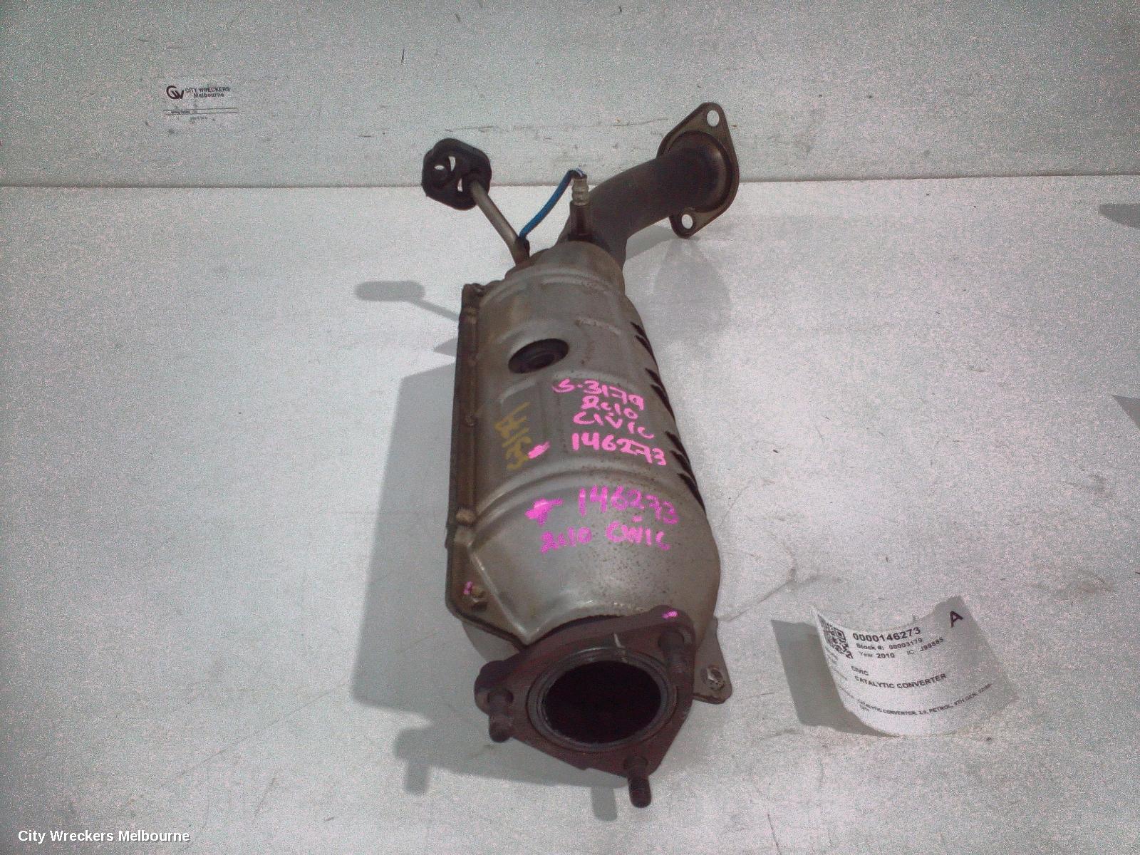 HONDA CIVIC CATALYTIC CONVERTER, CATALYTIC CONVERTER, 2.0, PETROL, 8TH GEN, 02/2006 - 12/2011