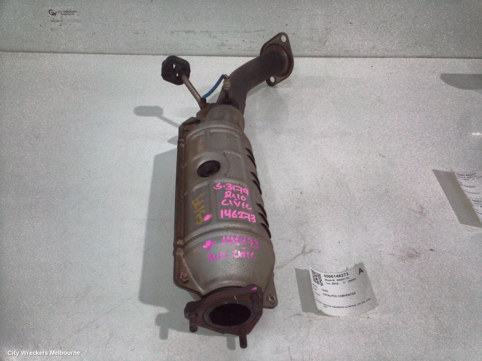 HONDA CIVIC CATALYTIC CONVERTER, CATALYTIC CONVERTER, 2.0, PETROL, 8TH GEN, 02/2006 - 12/2011