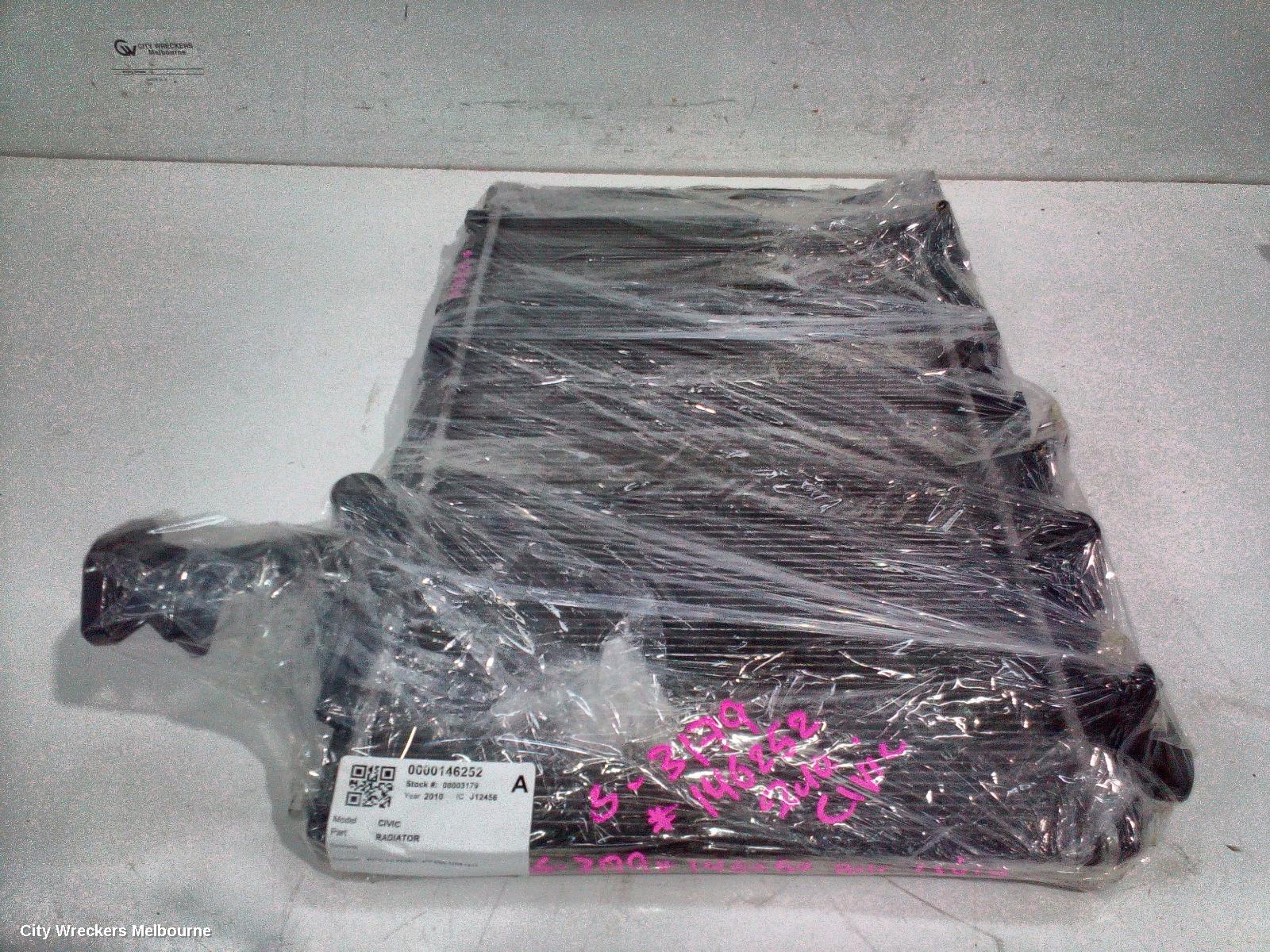 HONDA CIVIC RADIATOR, AUTO, 2.0, PETROL, 8TH GEN, 02/2006 - 12/2011