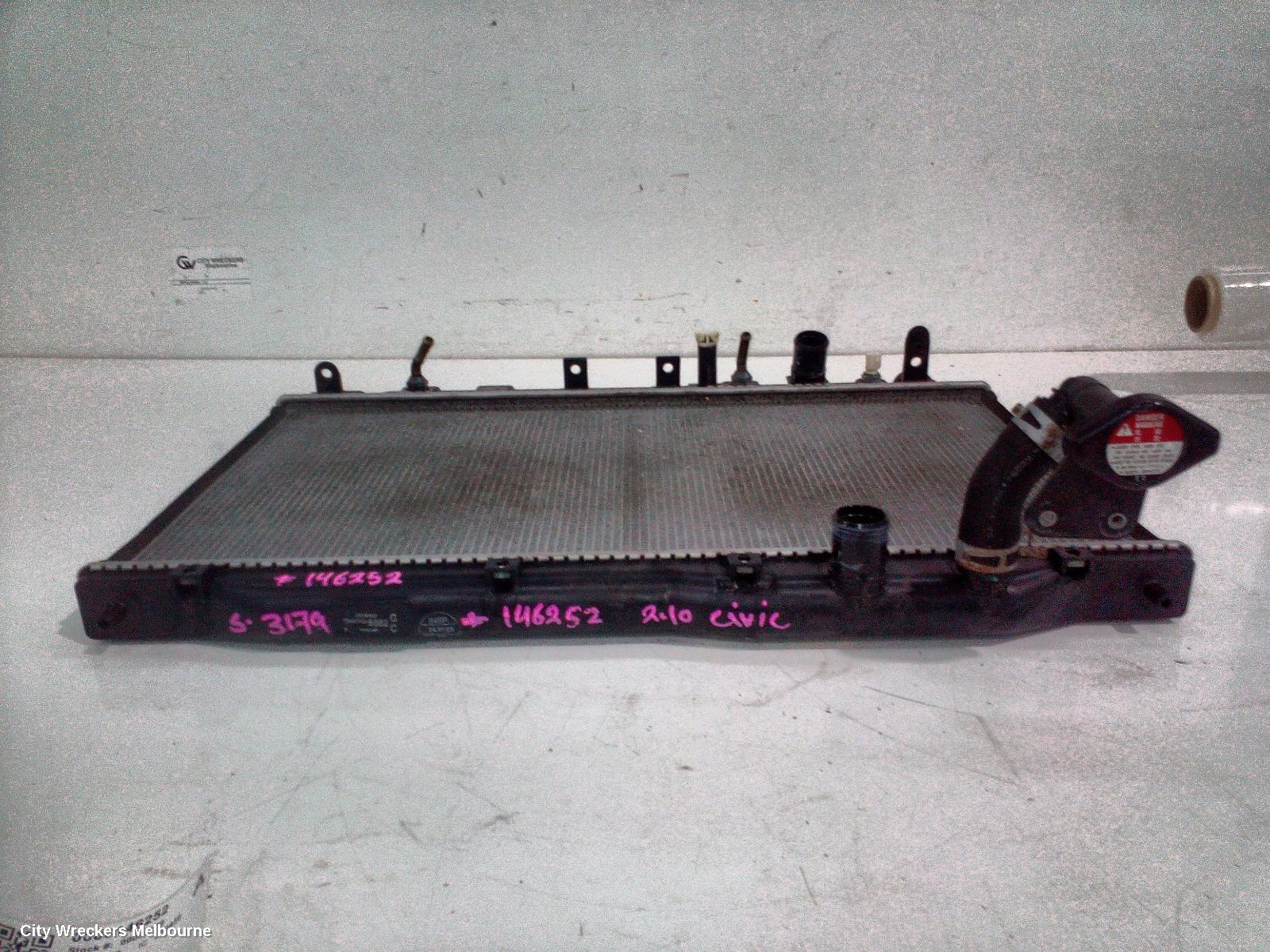 HONDA CIVIC RADIATOR, AUTO, 2.0, PETROL, 8TH GEN, 02/2006 - 12/2011