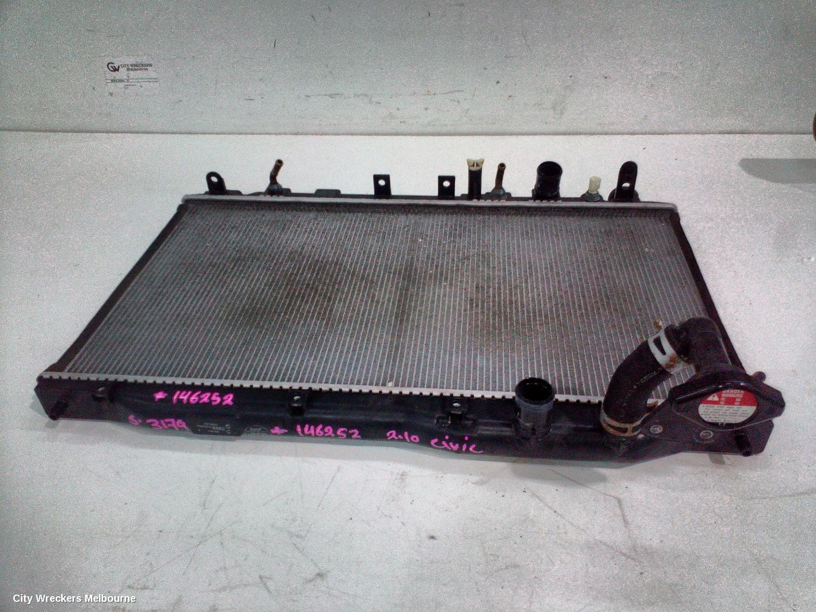 HONDA CIVIC RADIATOR, AUTO, 2.0, PETROL, 8TH GEN, 02/2006 - 12/2011