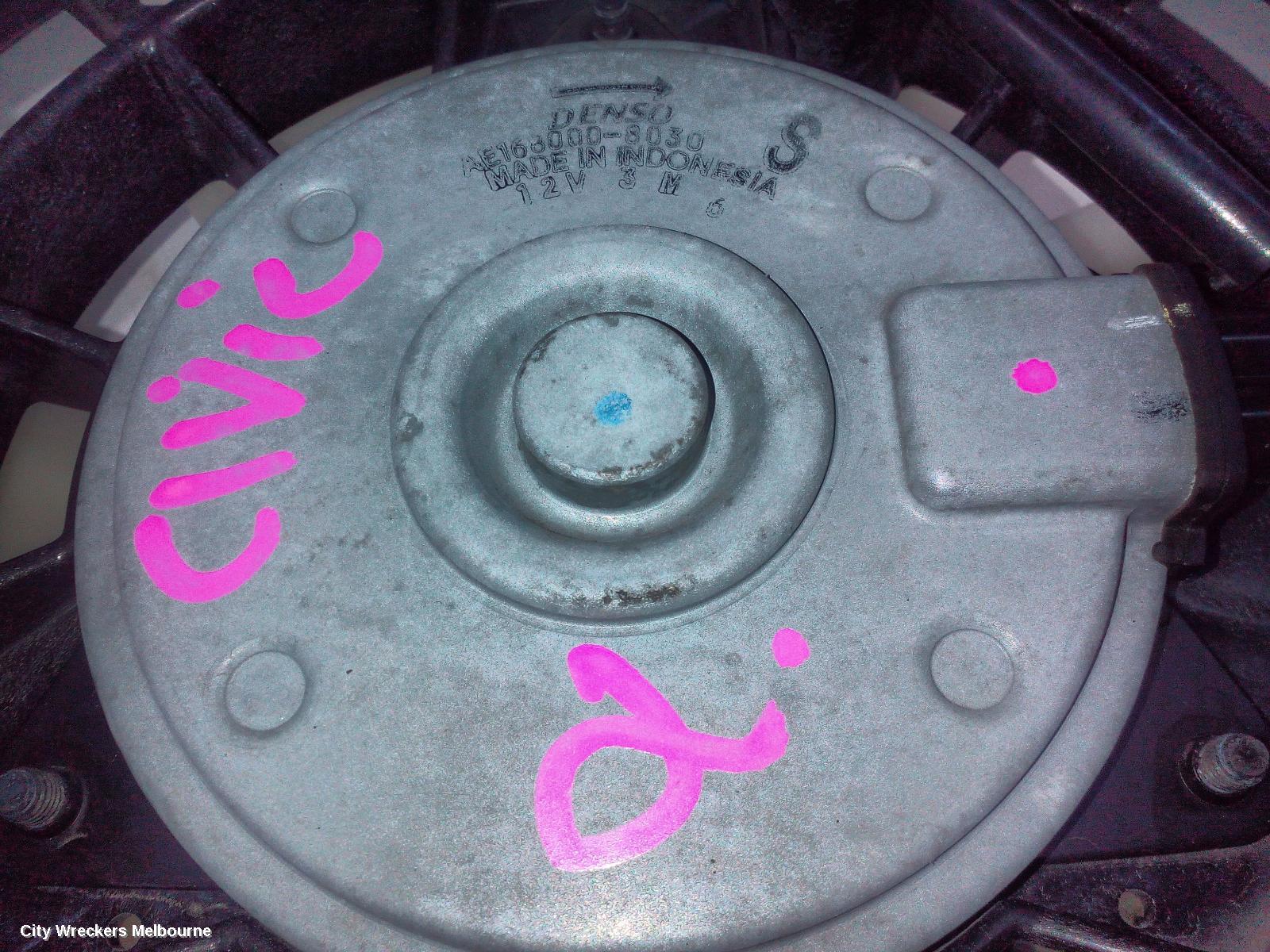 HONDA CIVIC FAN, FAN LH (PASSENGER SIDE), 2.0, K20Z2/K20Z4, 5 BLADES, 8TH GEN, 02/2006 - 12/2011