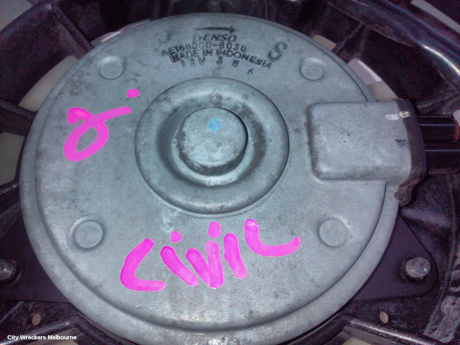 HONDA CIVIC FAN, FAN RH (DRIVER SIDE), 2.0, K20Z2, 7 BLADES, 8TH GEN, 02/2006 - 12/2011