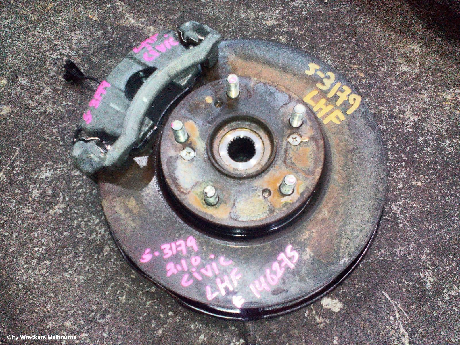 HONDA CIVIC LEFT FRONT HUB ASSEMBLY, PETROL, 2.0, K20Z2, 8TH GEN (VIN MRHFD2), 02/2006 - 12/2011