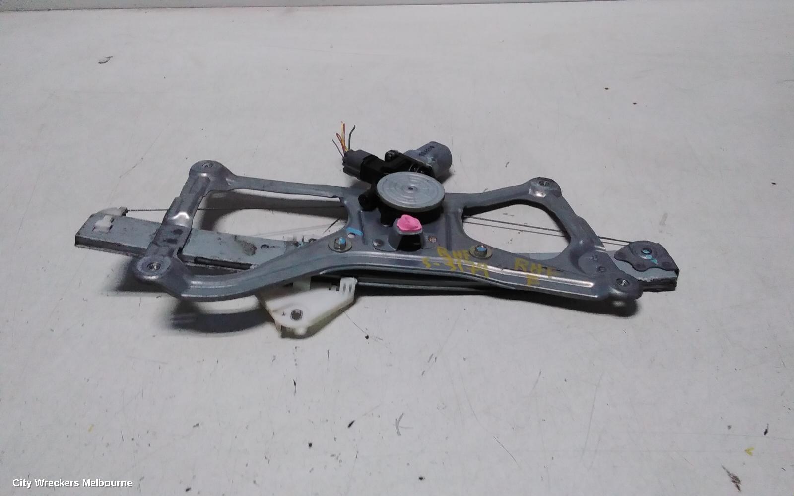 HONDA CIVIC RIGHT FRONT WINDOW REG/MOTOR, 8TH GEN, SEDAN, 02/2006 - 12/2011