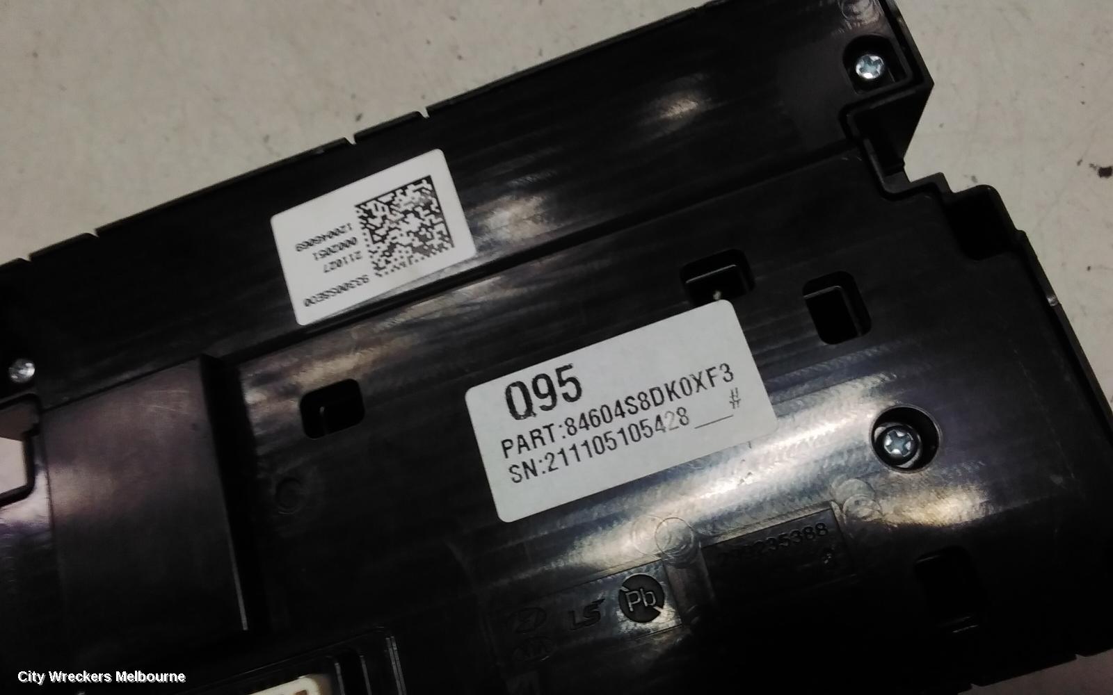 HYUNDAI PALISADE, LX2, 07/2020 - 03/2025, P\N 84604S8DK0XF3 ~(DRIVE SELECT, AUTO HOLD, PARK AID, PARKING CAMERA, RH SEAT HEATER/FAN, LH SEAT HEATER/FAN & STEERING WHEEL HEATER: 140353