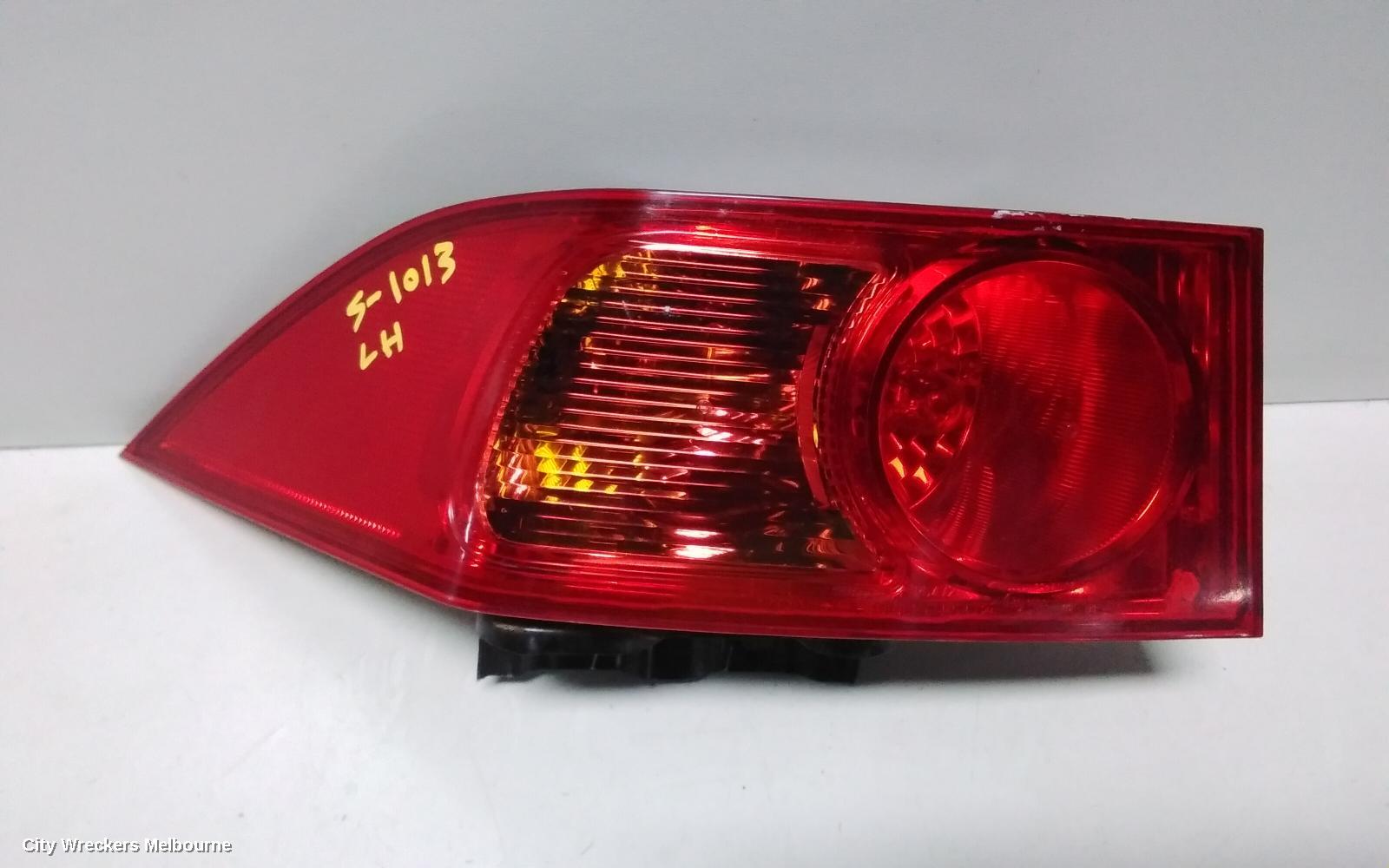 HONDA ACCORD LEFT TAILLIGHT, 7TH GEN, CL/EURO (VIN JHMCL), SEDAN, 06/2003 - 11/2005