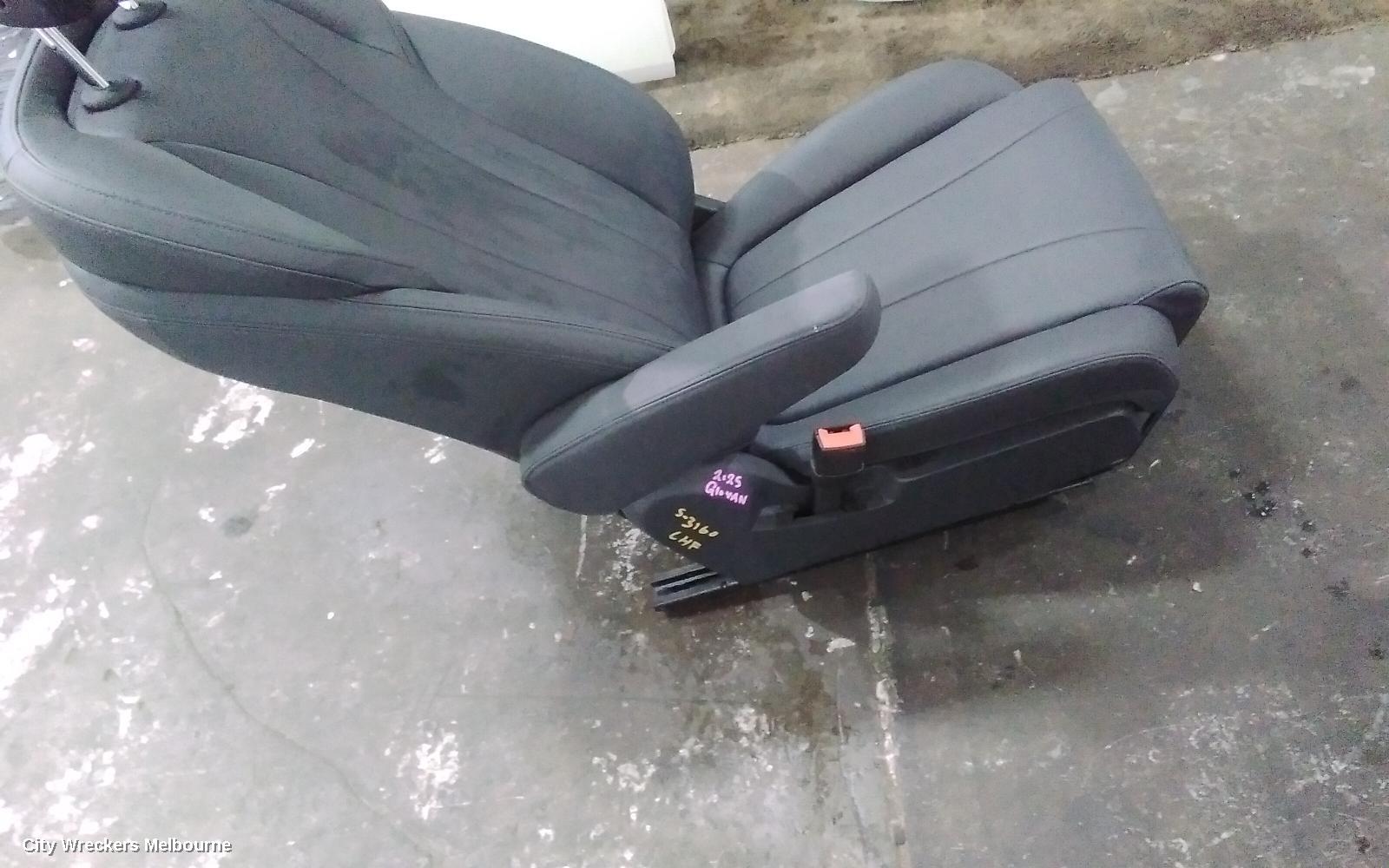 LDV G10 FRONT SEAT, LH FRONT, SV7C, VAN, LEATHER, 04/2015 ONWARDS