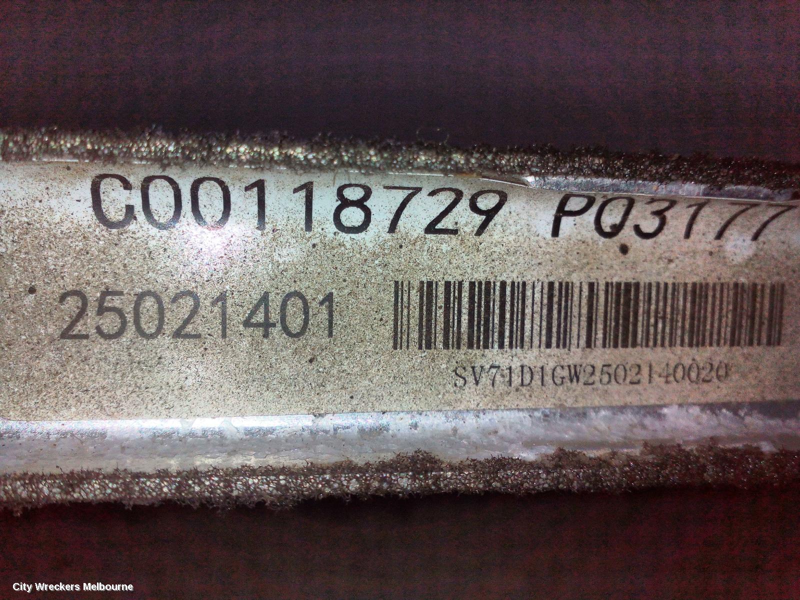 LDV G10 RADIATOR, AUTO, 2.0, DIESEL, SV7C (PRIMARY FOR ENGINE), 06/2021 ONWARDS