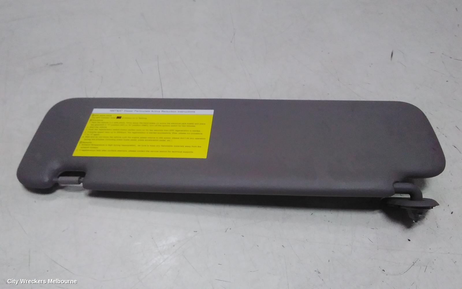 LDV G10 SUNVISOR, SV7C, RH SIDE, NON MIRROR TYPE, VAN, 04/2015 ONWARDS