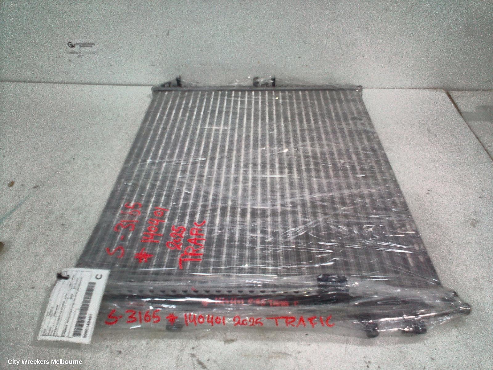 RENAULT TRAFIC RADIATOR, PRIMARY (CLOSEST TO BUMPER), AUTO, 2.0, TURBO, DIESEL, X82, 09/2019 ONWARDS