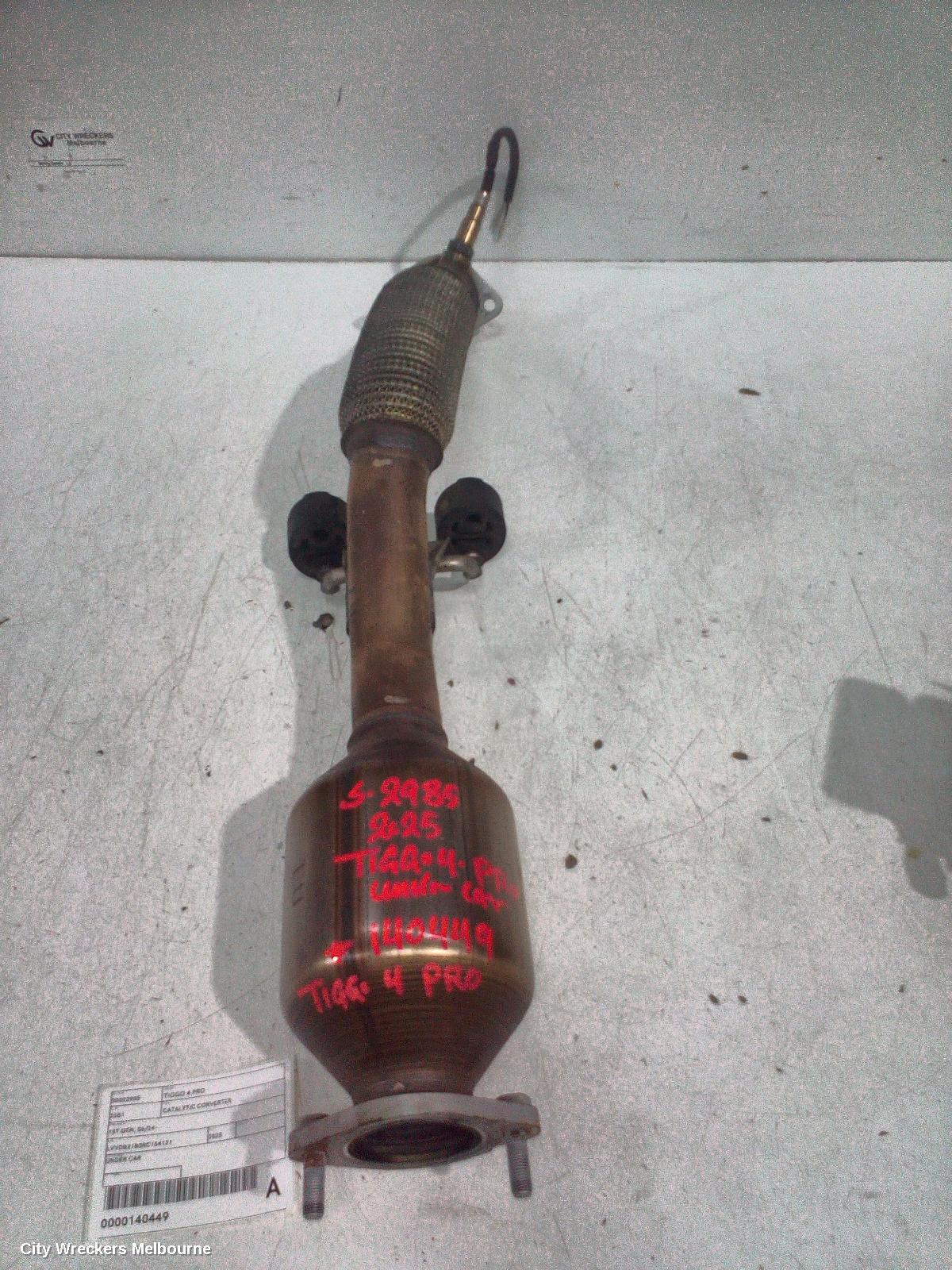 CHERY TIGGO 4 CATALYTIC CONVERTER, 1ST GEN, 06/2024 ONWARDS