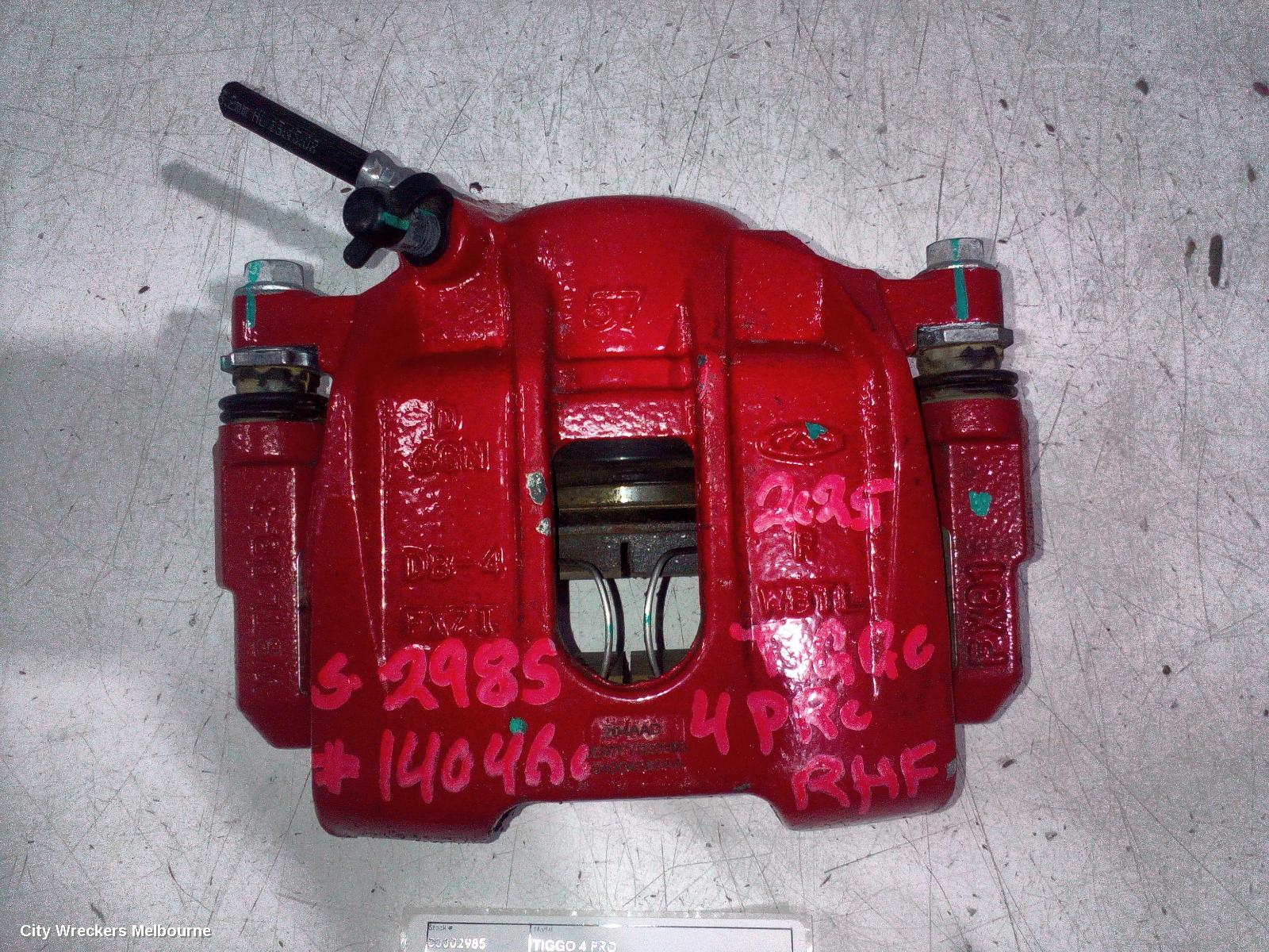 CHERY TIGGO 4 CALIPER, 1ST GEN, RH FRONT, RED, NON HEV, 06/2024 ONWARDS