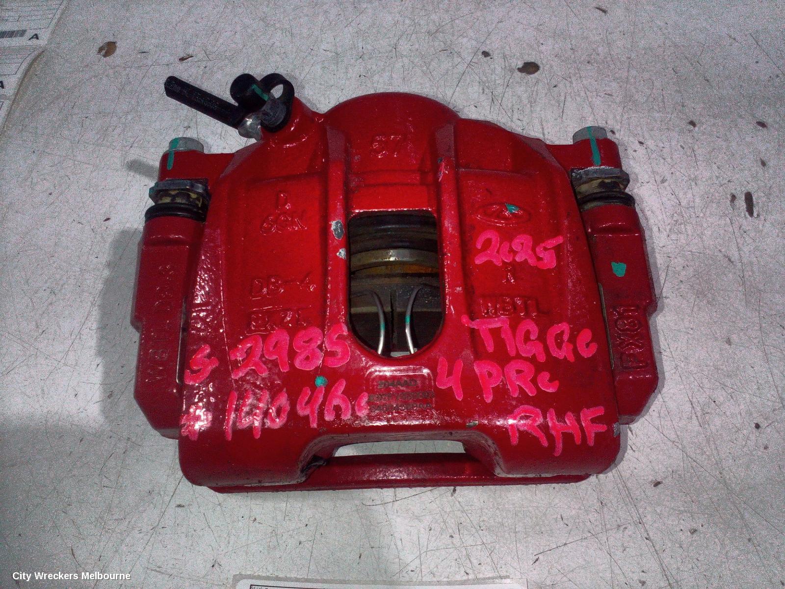 CHERY TIGGO 4 CALIPER, 1ST GEN, RH FRONT, RED, NON HEV, 06/2024 ONWARDS