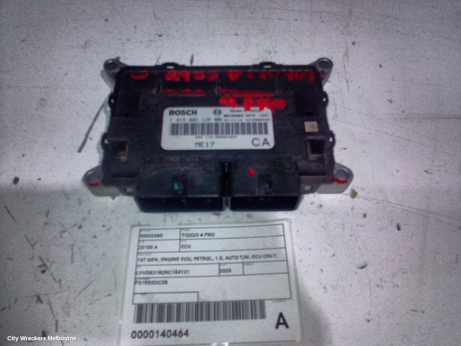 CHERY TIGGO 4 ECU, 1ST GEN, ENGINE ECU, PETROL, 1.5, AUTO T/M, ECU ONLY, 06/2024 ONWARDS