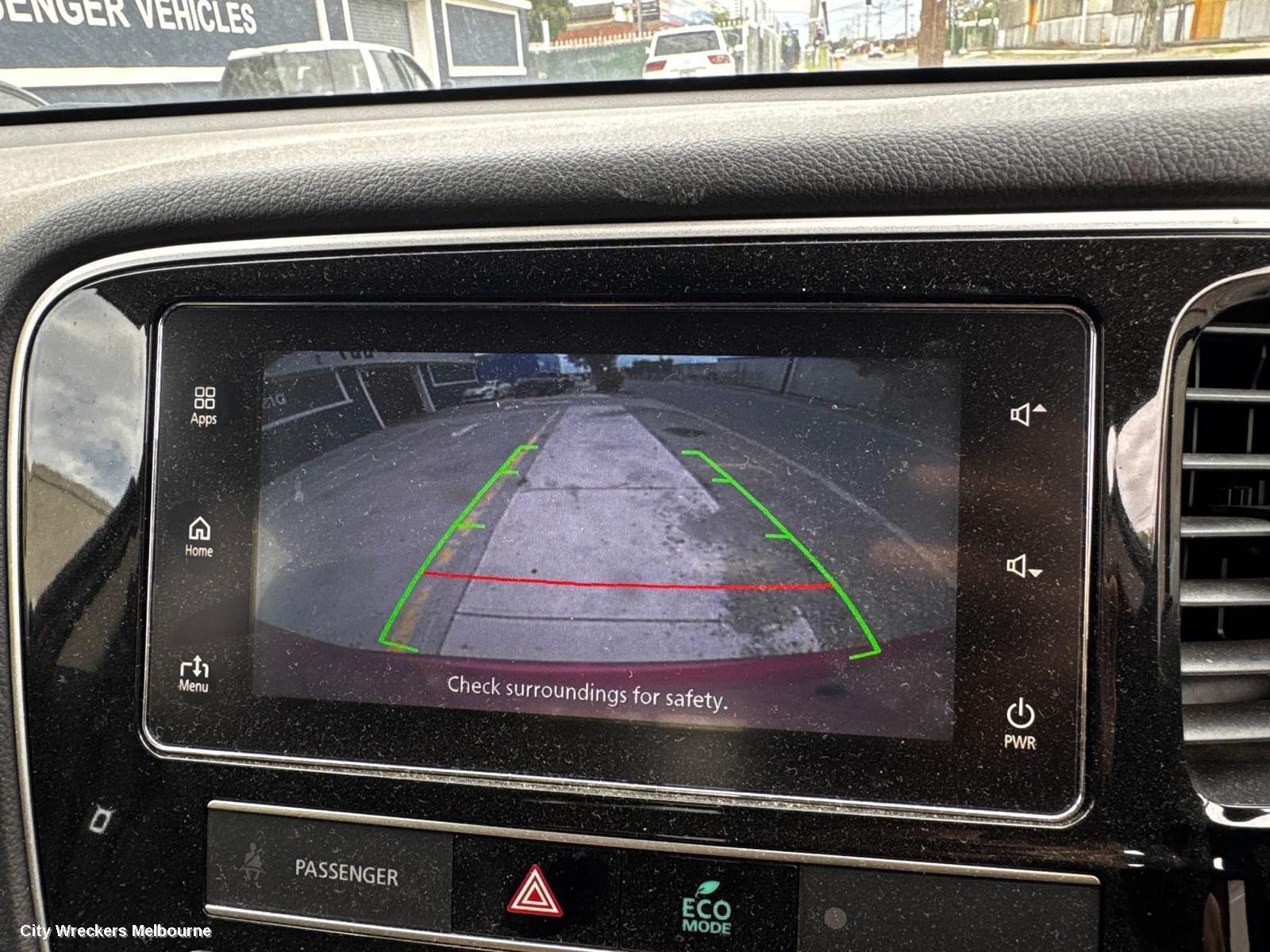 MITSUBISHI OUTLANDER RADIO/CD/DVD/SAT/TV, DISPLAY/HEAD UNIT, NON SAT NAV TYPE, ZK-ZL, 08/2016 - 07/2020