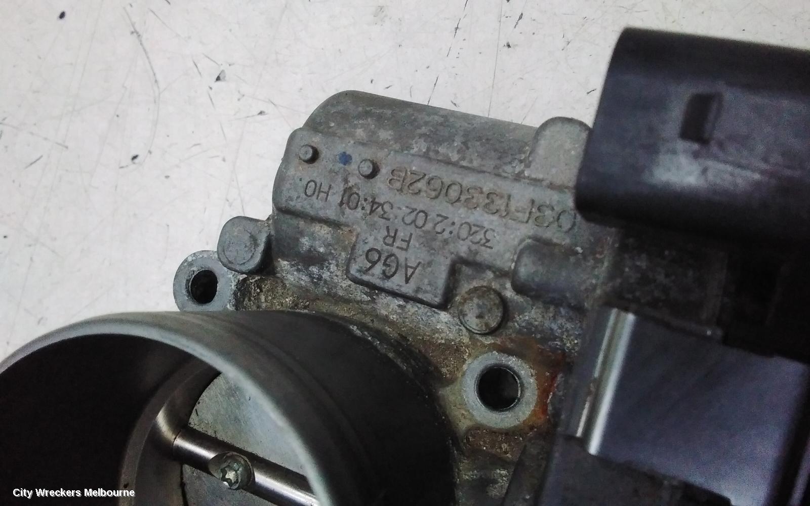 VOLKSWAGEN TIGUAN THROTTLE BODY, 1.4, PETROL, CZDA CODE, 5NA, 06/2016 - 02/2024