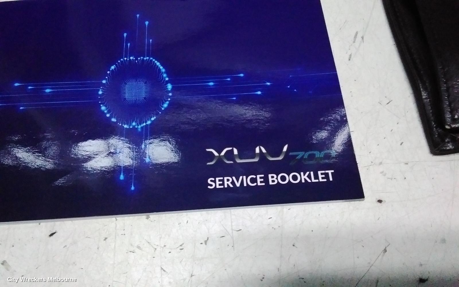 MAHINDRA XUV700 OWNERS HANDBOOK, W601, 01/2023 ONWARDS