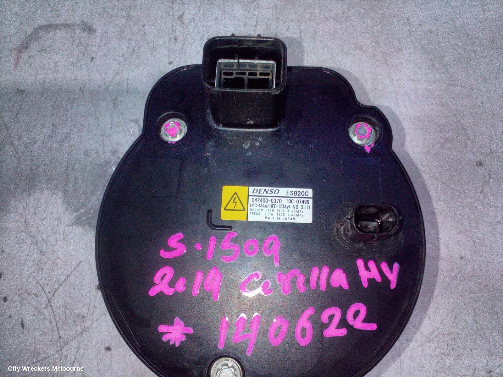 TOYOTA COROLLA A/C COMPRESSOR, E210, PETROL, 1.8, 2ZR-FXE, HYBRID/HEV, 07/2018 ONWARDS