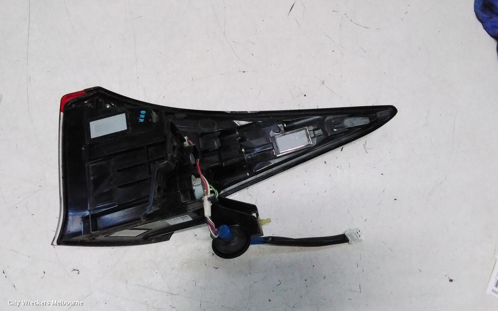 TOYOTA PRIUS LEFT TAILLIGHT, ZVW50R, IN BODY, 03/2019 - 12/2021