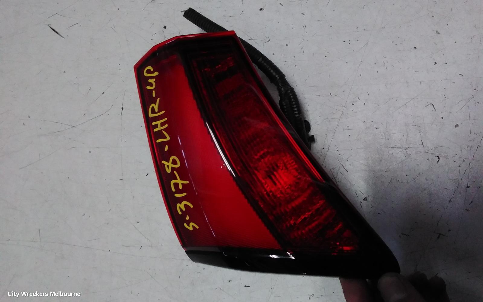 TOYOTA PRIUS LEFT TAILLIGHT, ZVW50R, IN BUMPER, 03/2019 - 12/2021