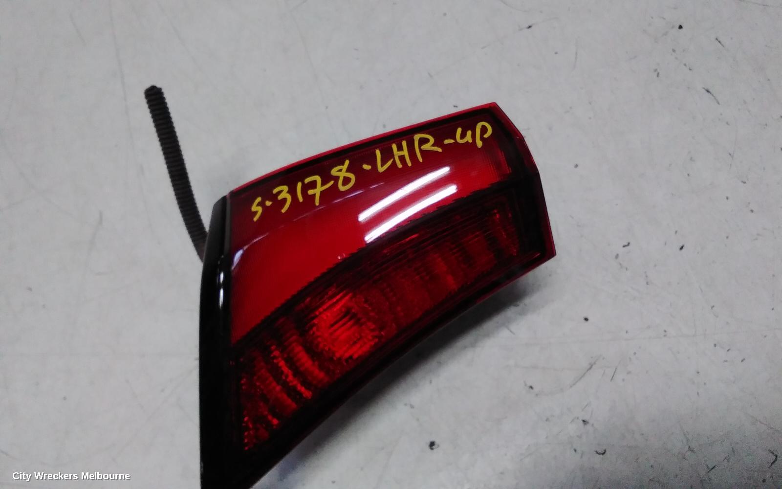 TOYOTA PRIUS LEFT TAILLIGHT, ZVW50R, IN BUMPER, 03/2019 - 12/2021