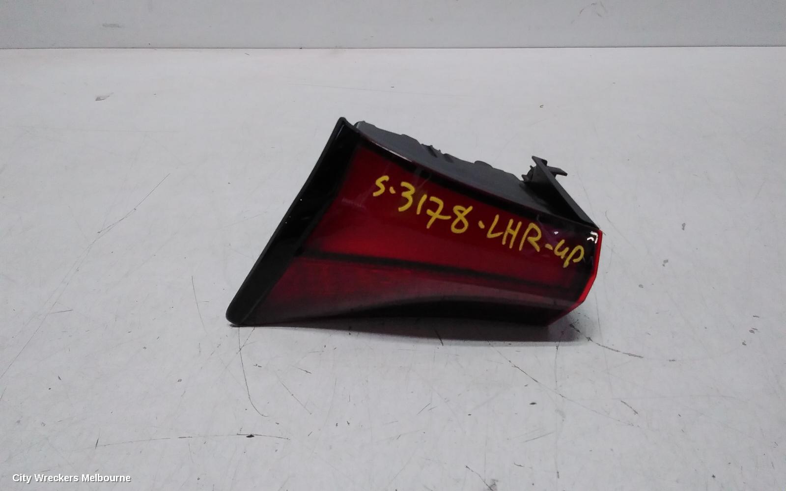 TOYOTA PRIUS LEFT TAILLIGHT, ZVW50R, IN BUMPER, 03/2019 - 12/2021