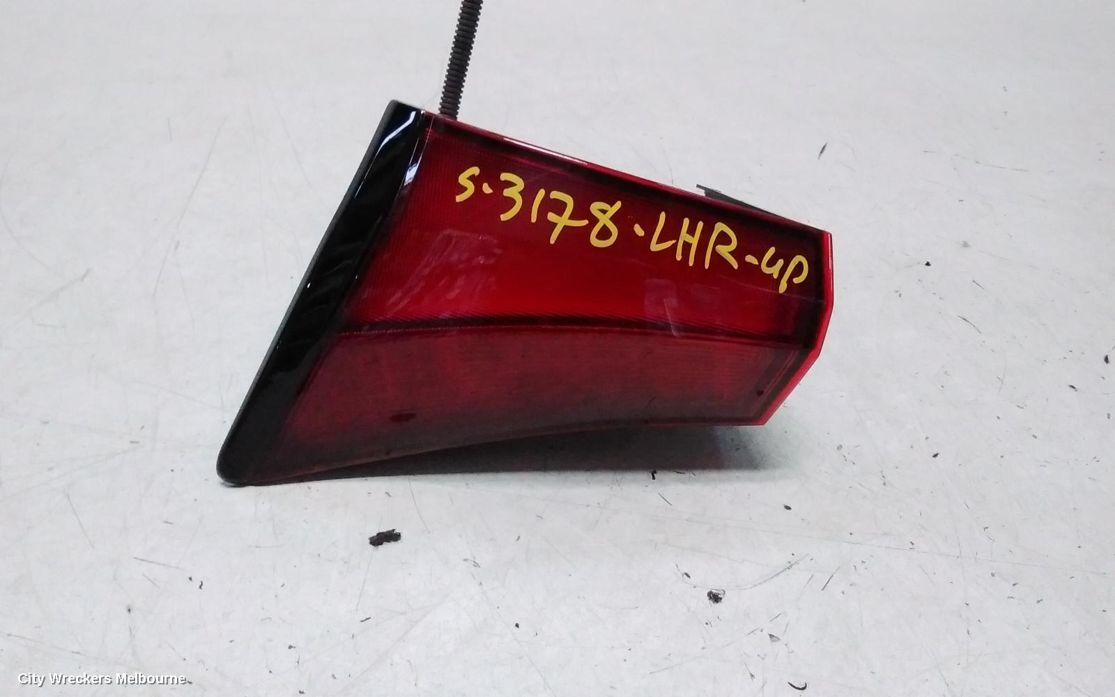 TOYOTA PRIUS LEFT TAILLIGHT, ZVW50R, IN BUMPER, 03/2019 - 12/2021