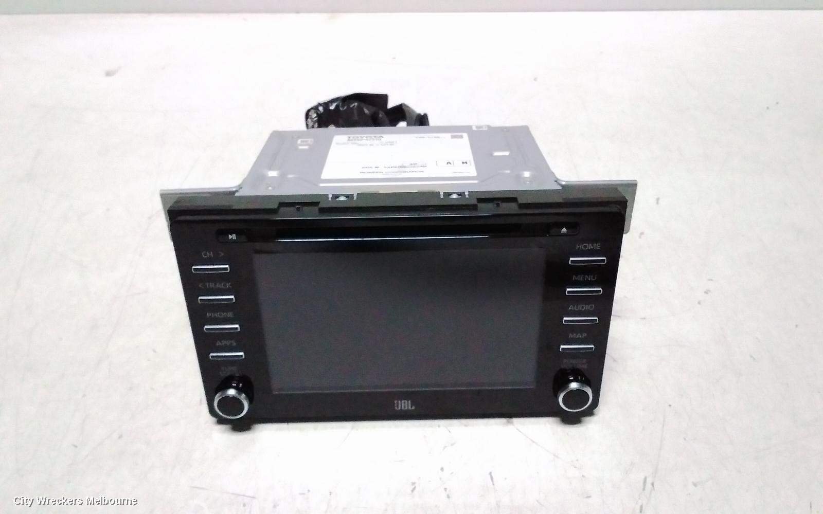 TOYOTA PRIUS RADIO/CD/DVD/SAT/TV, ZVW50R, SAT NAV HEAD UNIT, 02/2016 - 12/2021