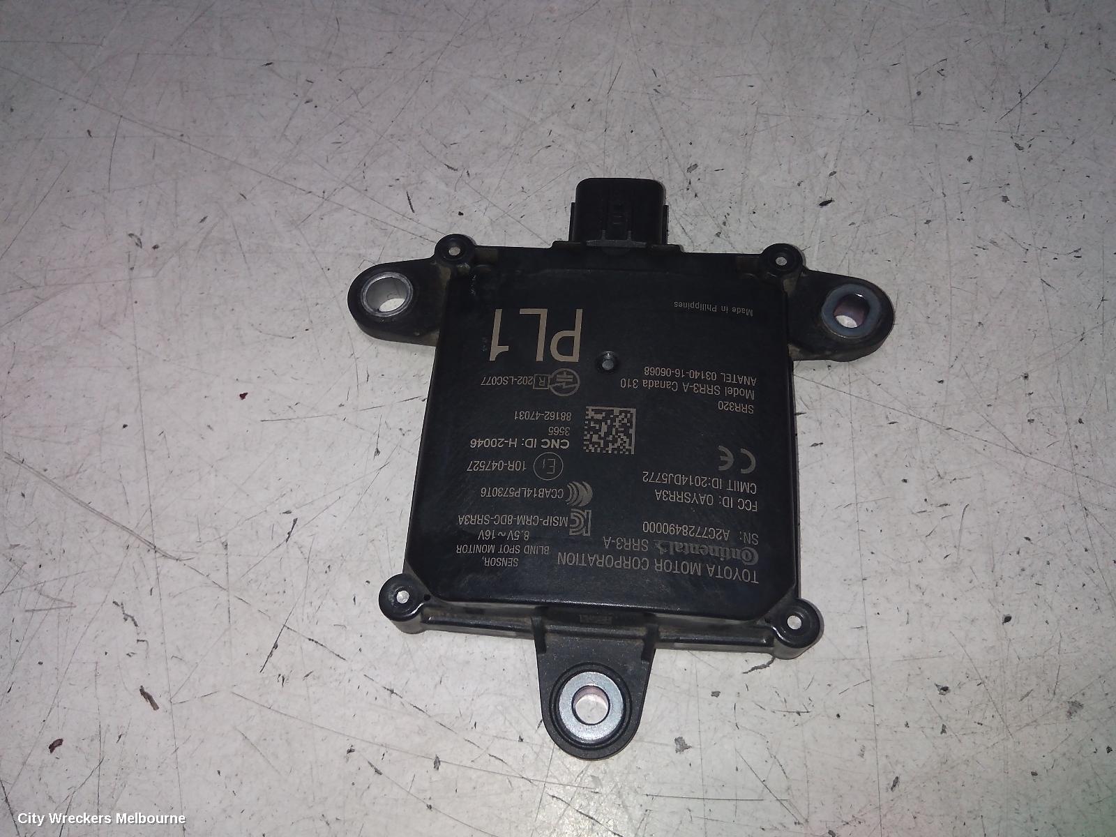TOYOTA PRIUS, ZVW50R, 02/2016 - 11/2022, RHR BLIND SPOT MODUEL: 140676