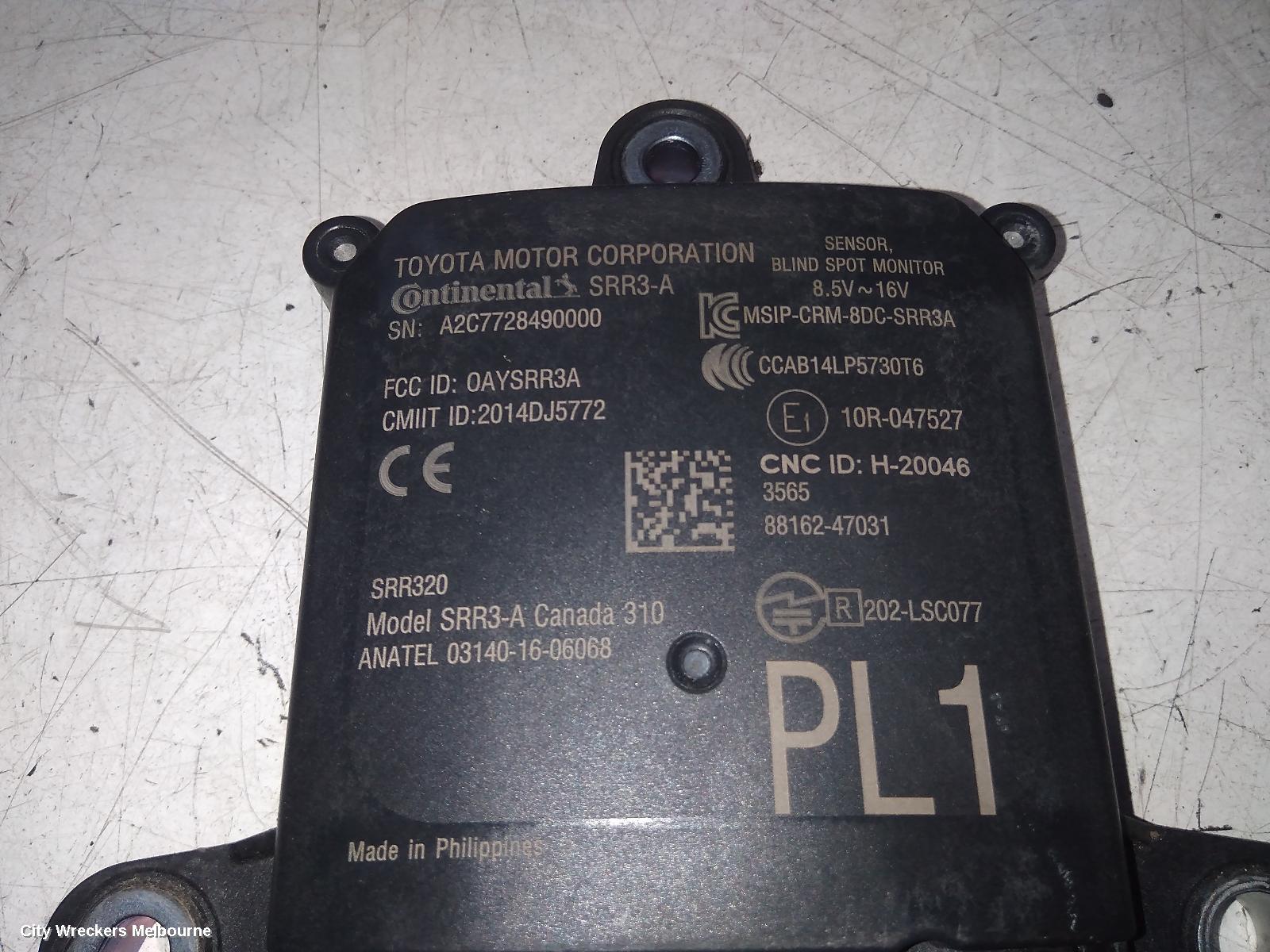 TOYOTA PRIUS, ZVW50R, 02/2016 - 11/2022, RHR BLIND SPOT MODUEL: 140676