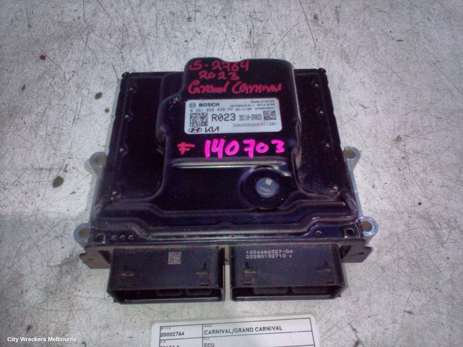 KIA CARNIVAL/GRAND CARNIVAL ECU, ENGINE ECU, 2.2, DIESEL, TURBO, P/N 391102R023, ECU ONLY, KA4, 10/2020 ONWARDS