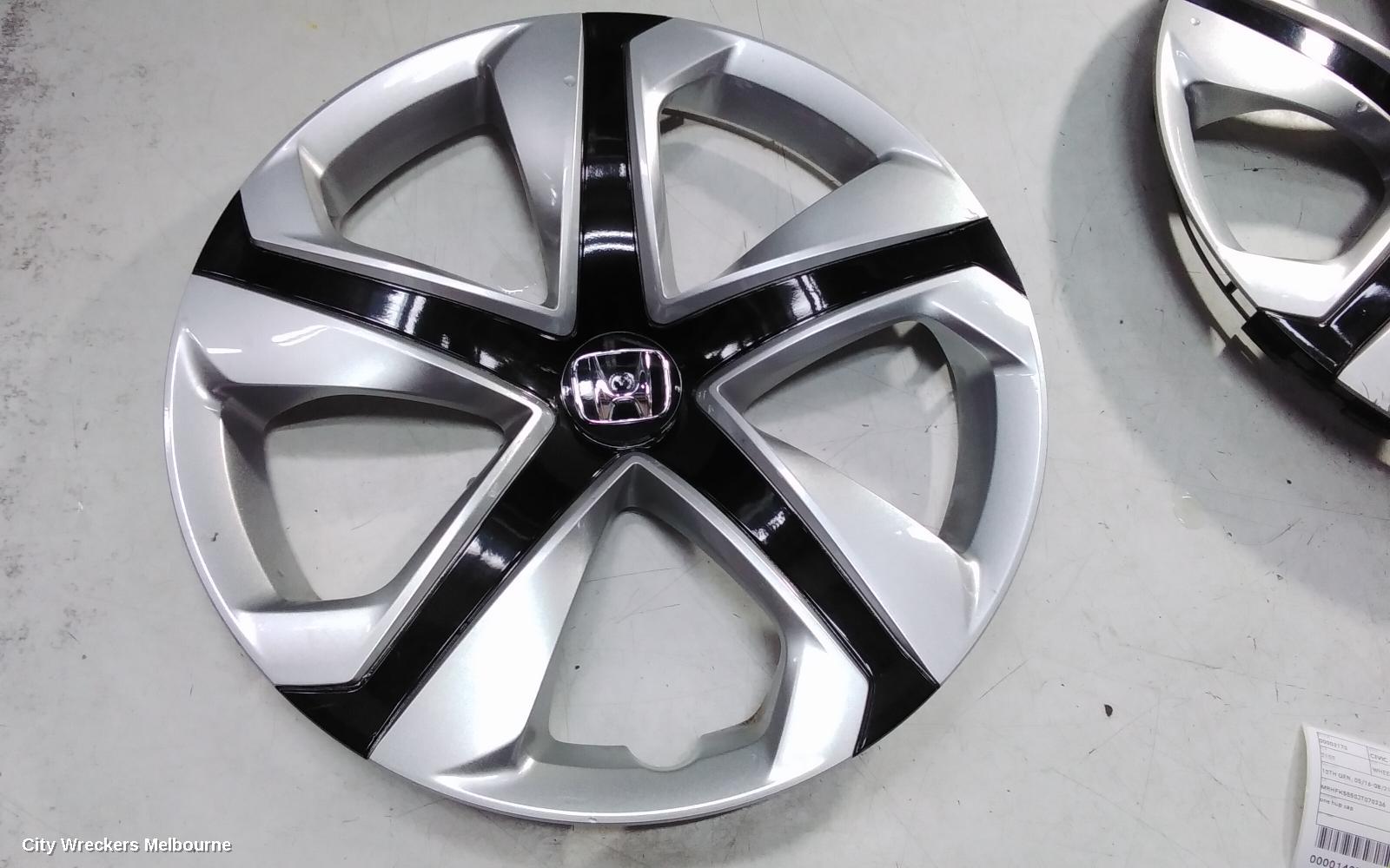 HONDA CIVIC WHEEL COVER/HUB CAP, 10TH GEN, 05/2016 - 08/2021