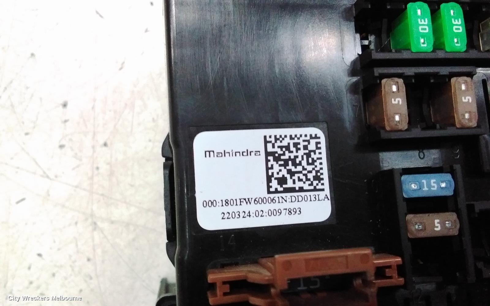 MAHINDRA XUV700 FUSE BOX, W601, 01/2023 ONWARDS