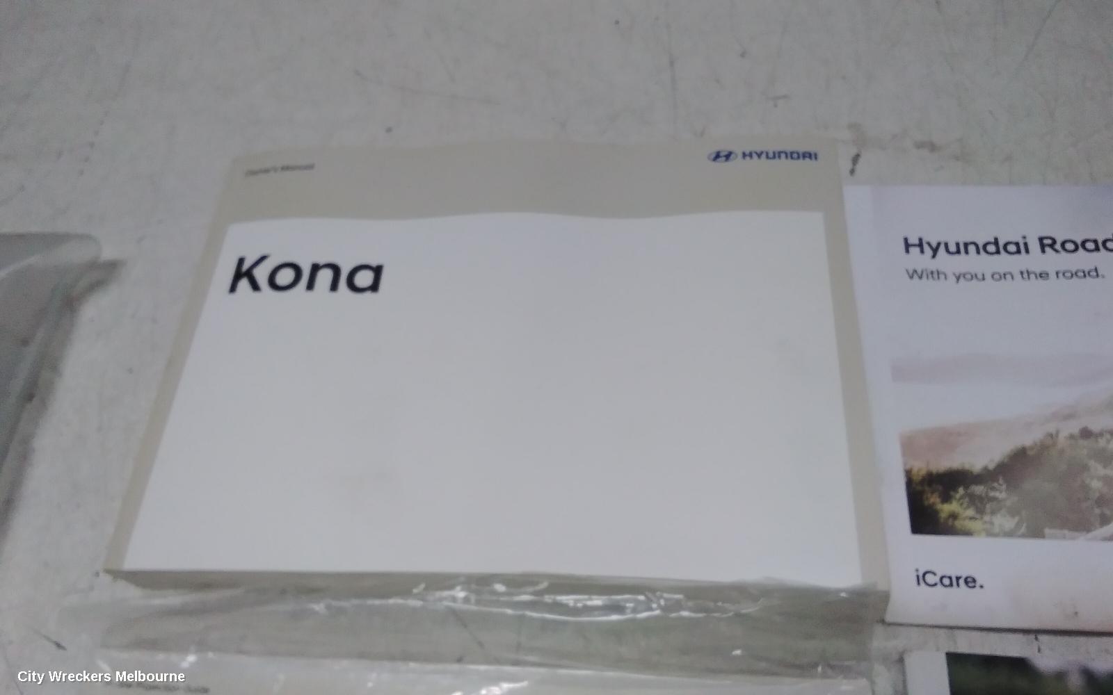 HYUNDAI KONA OWNERS HANDBOOK, OS, 09/2017 - 07/2023