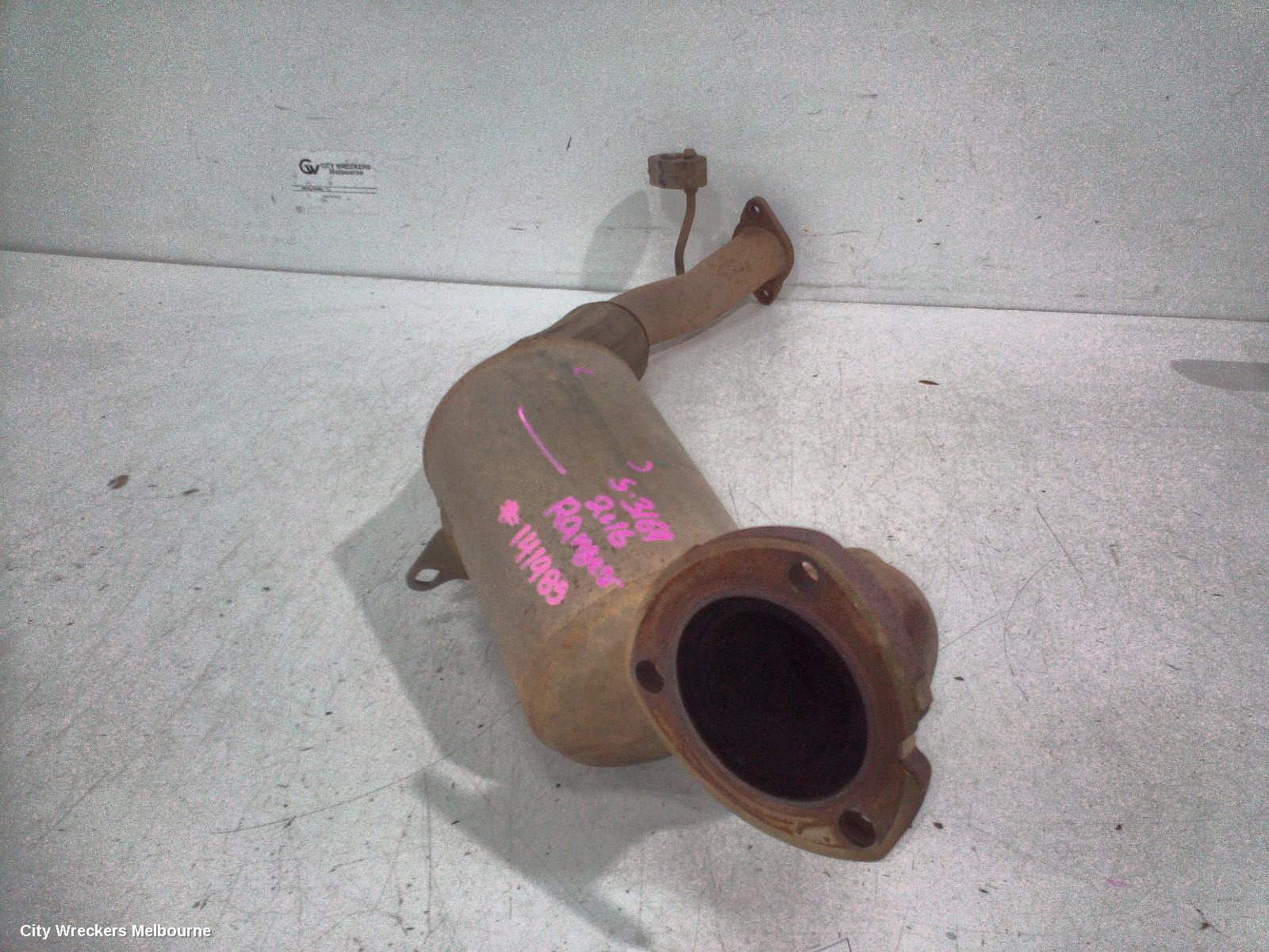 FORD RANGER CATALYTIC CONVERTER, DOWNPIPE-CAT TYPE, DIESEL, 3.2, TURBO, PX SERIES 1, 06/2011 - 10/2016