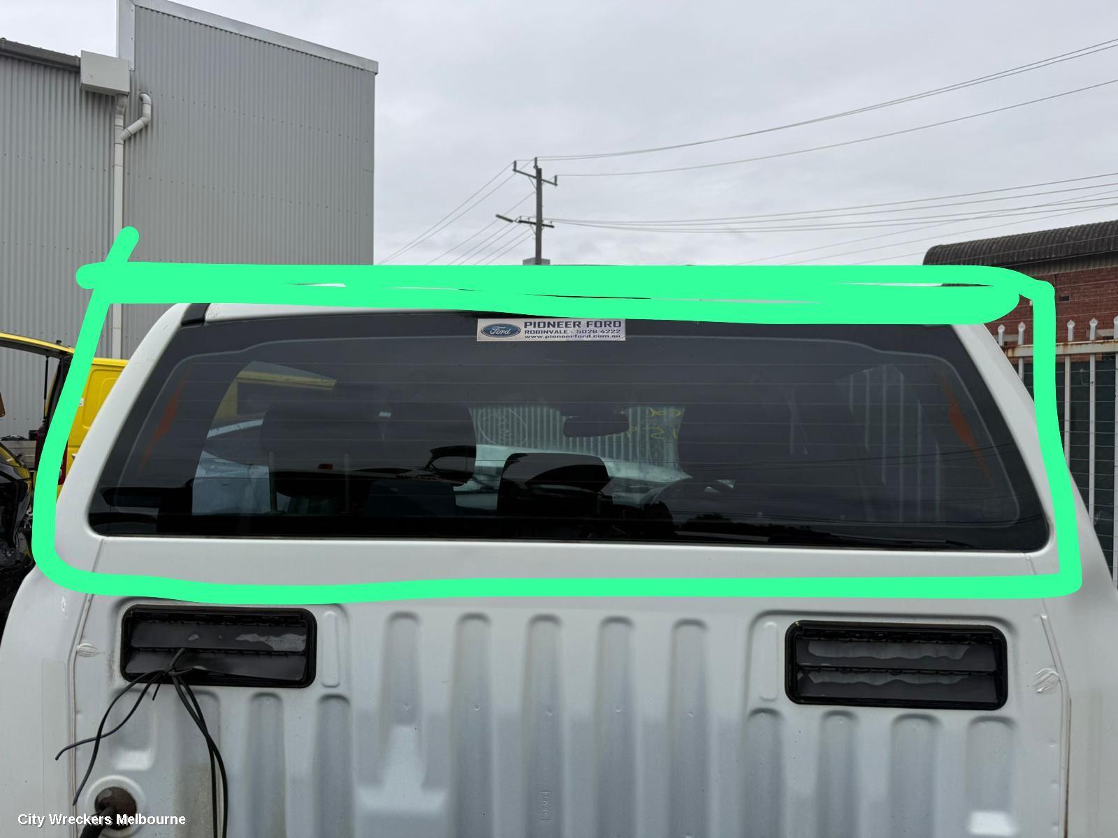 FORD RANGER REAR/TAILGATE GLASS, REAR GLASS, HEATED, STANDARD TYPE, PX, 07/2011 - 04/2022