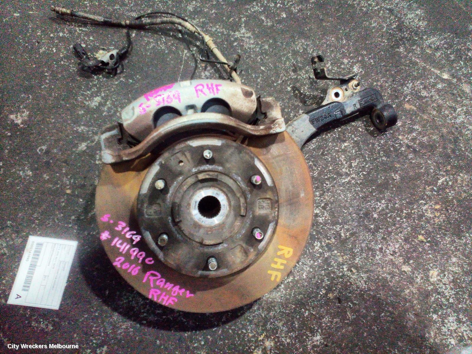 FORD RANGER RIGHT FRONT HUB ASSEMBLY, PX 1-2, 4WD, 06/2011 - 06/2018