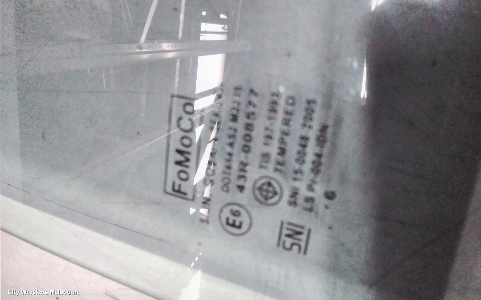 FORD RANGER LEFT REAR DOOR WINDOW, PX, DUAL CAB, 06/2011 - 04/2022