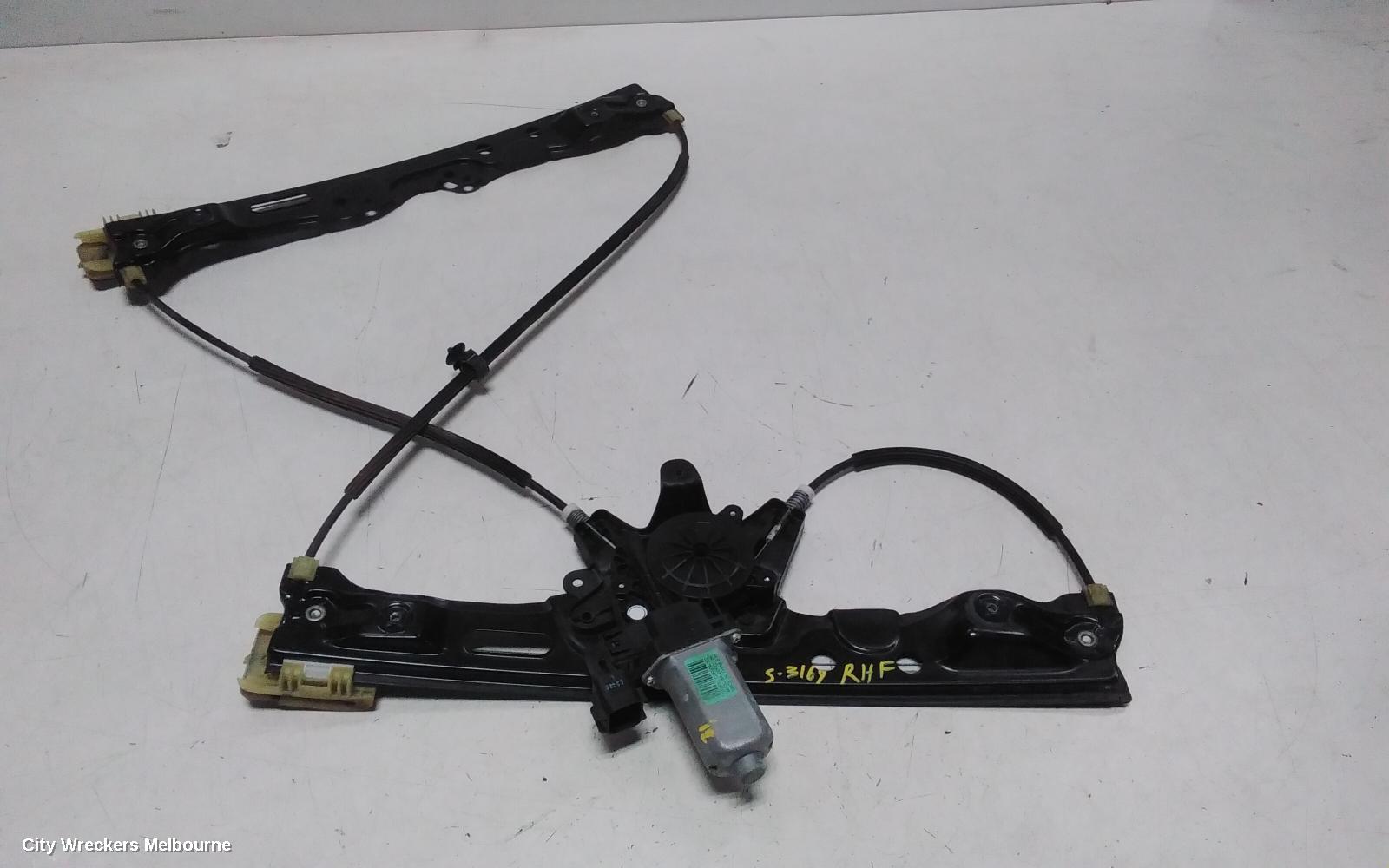 FORD RANGER RIGHT FRONT WINDOW REG/MOTOR, 6 PIN, PX, 06/2011 - 04/2022