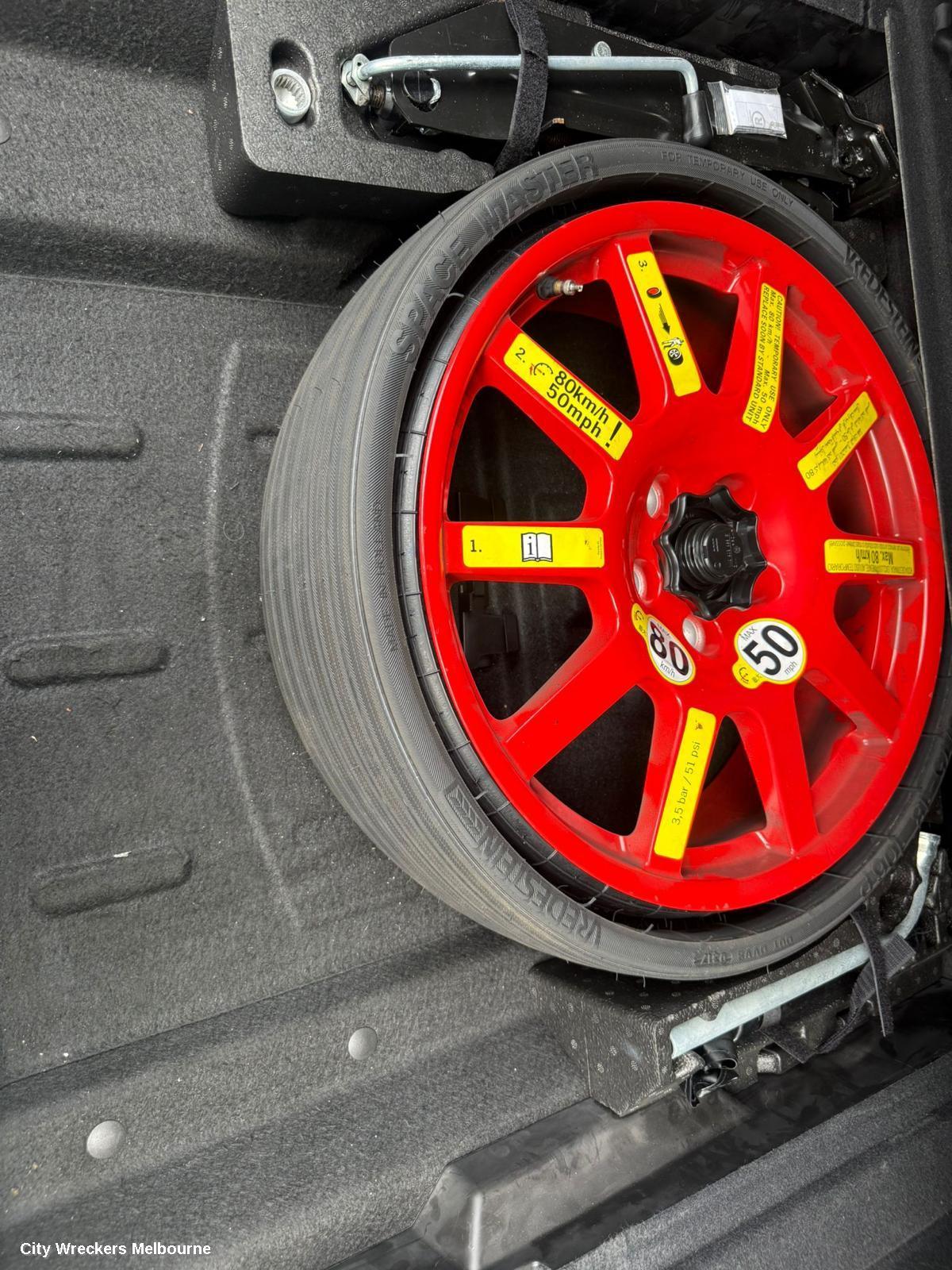 PORSCHE MACAN WHEEL STANDARD/STEEL, SPACE SAVER SPARE, 18IN, 95B, 06/2014 ONWARDS