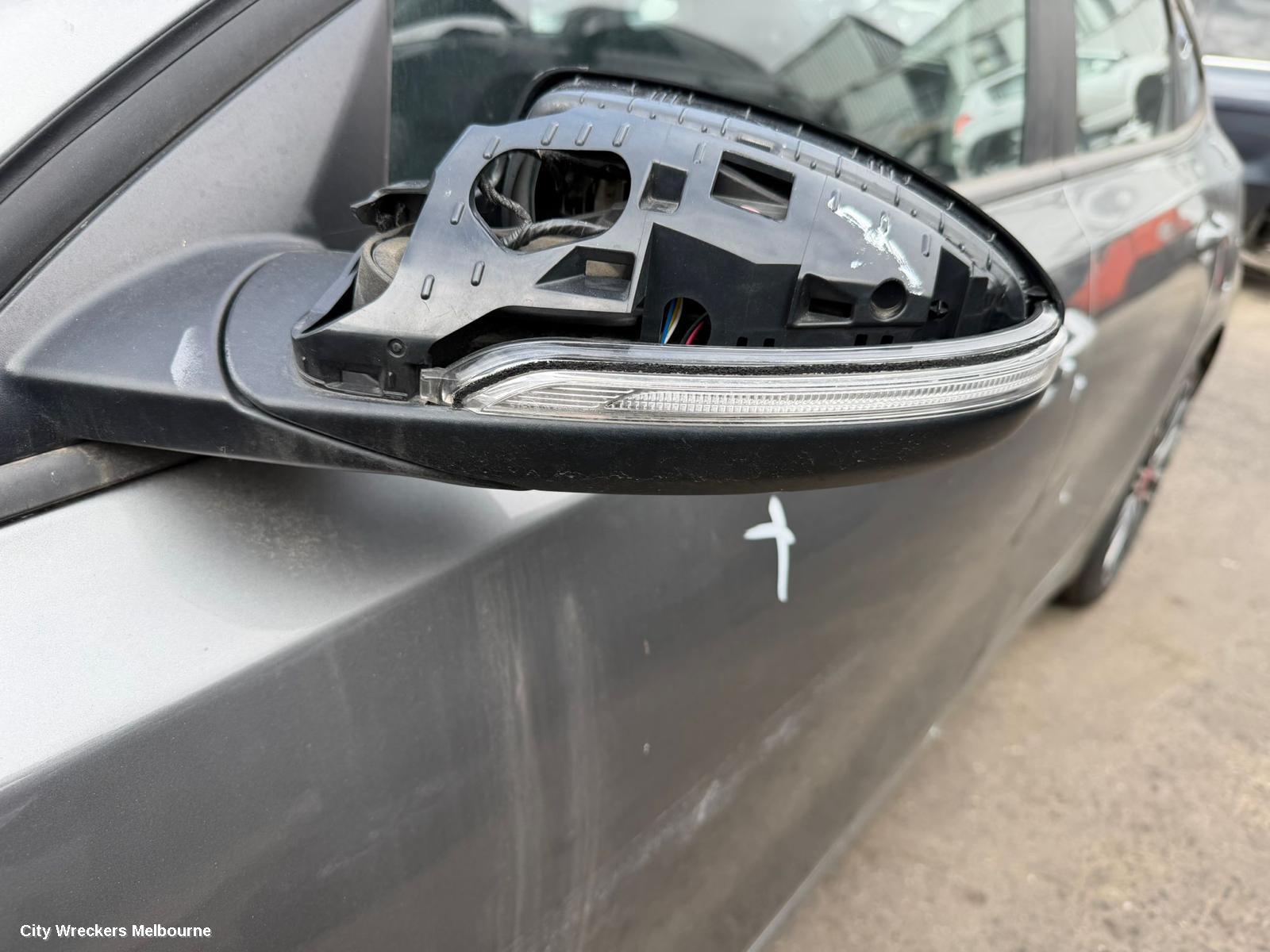 KIA CERATO LEFT DOOR MIRROR, BD, COLOUR CODED, MANUAL FOLD, NON BLIND SPOT TYPE, 04/2018 - 09/2024