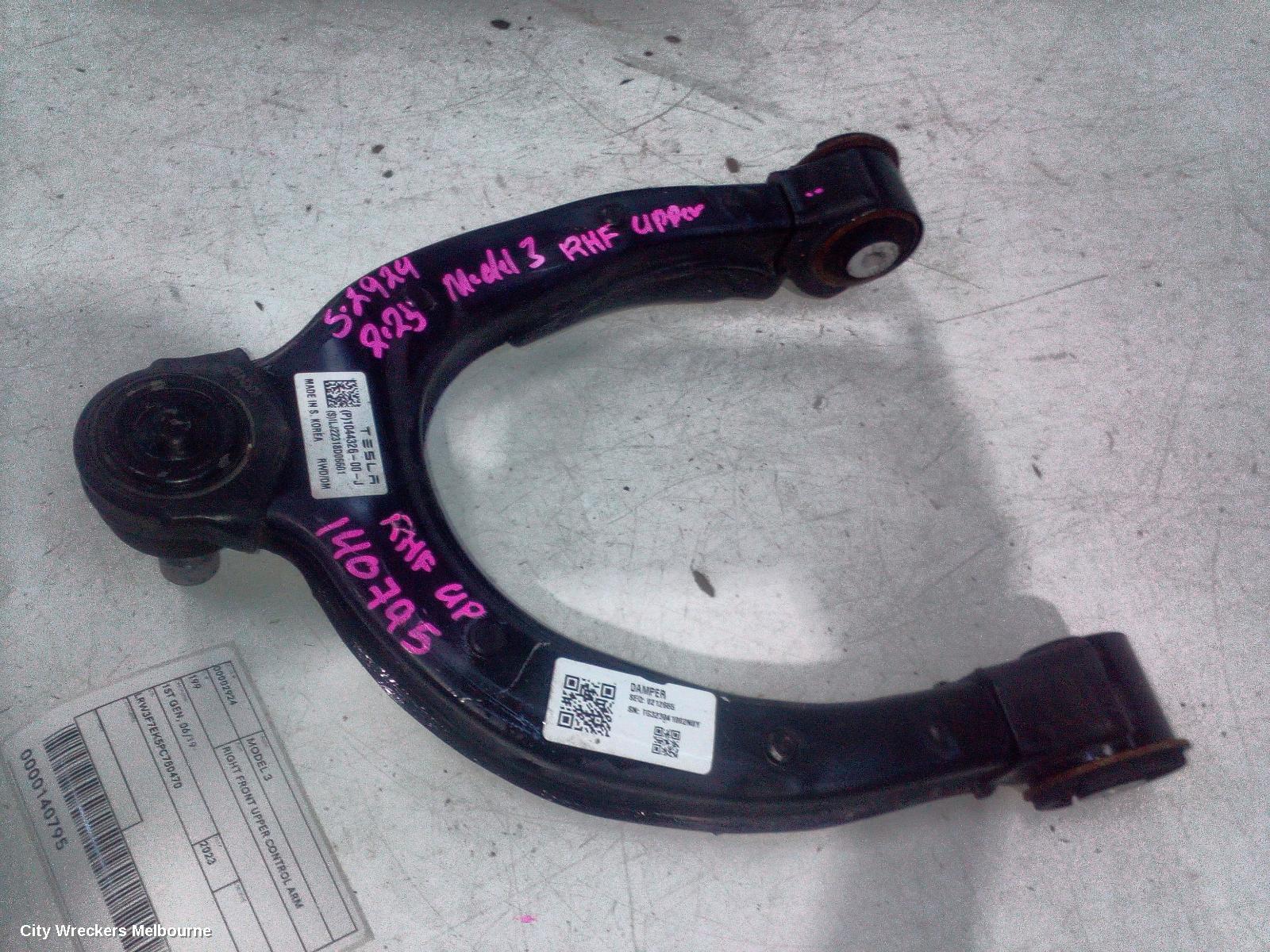 TESLA MODEL 3 RIGHT FRONT UPPER CONTROL ARM, 1ST GEN, 06/2019 ONWARDS