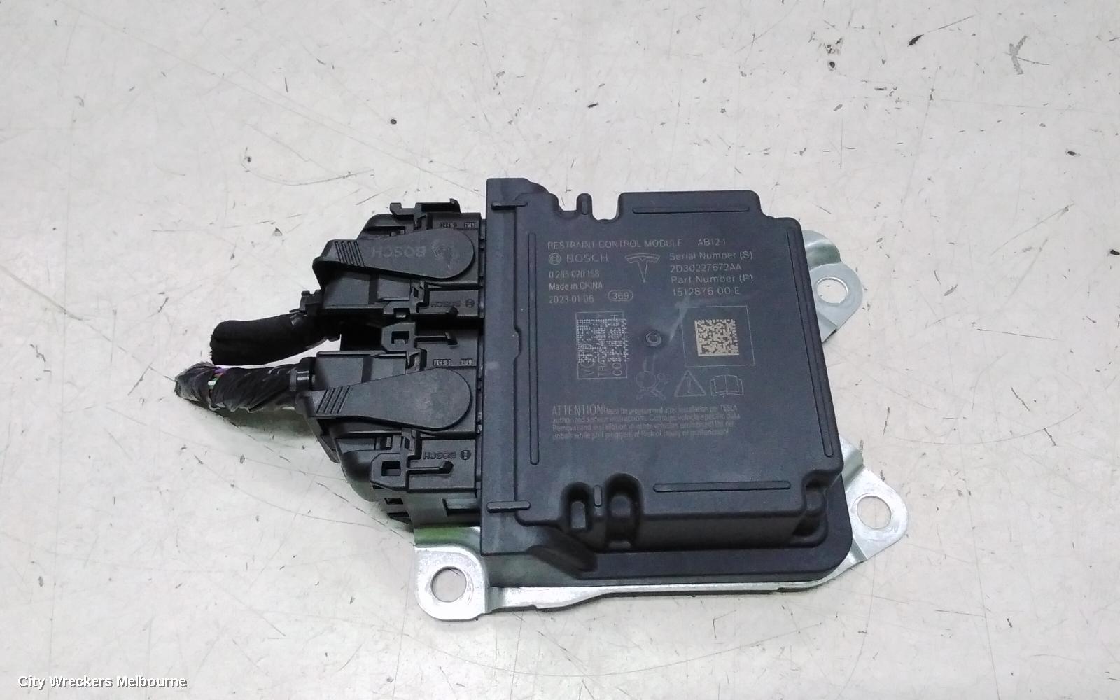 TESLA MODEL 3, 1ST GEN, 06/2019 ONWARDS, RESTRAINT CONTROL MODULE 1512876-00-E : 140813