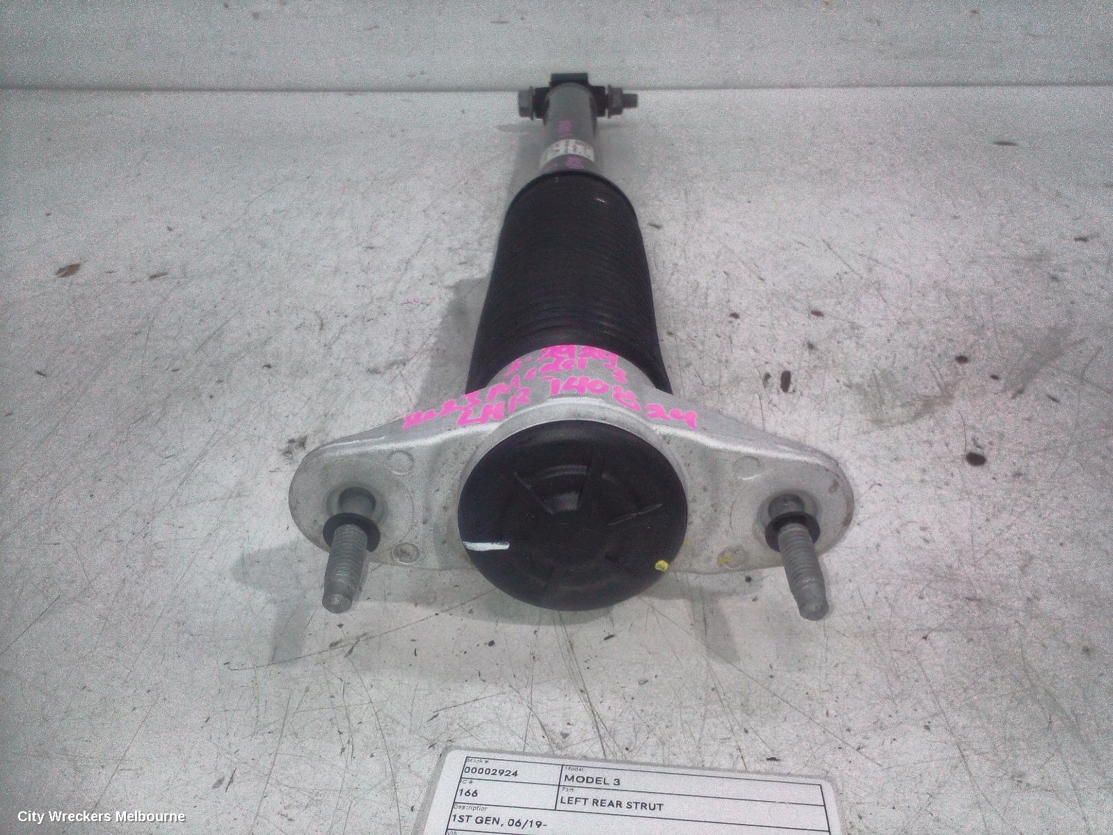 TESLA MODEL 3 LEFT REAR STRUT, 1ST GEN, 06/2019 ONWARDS