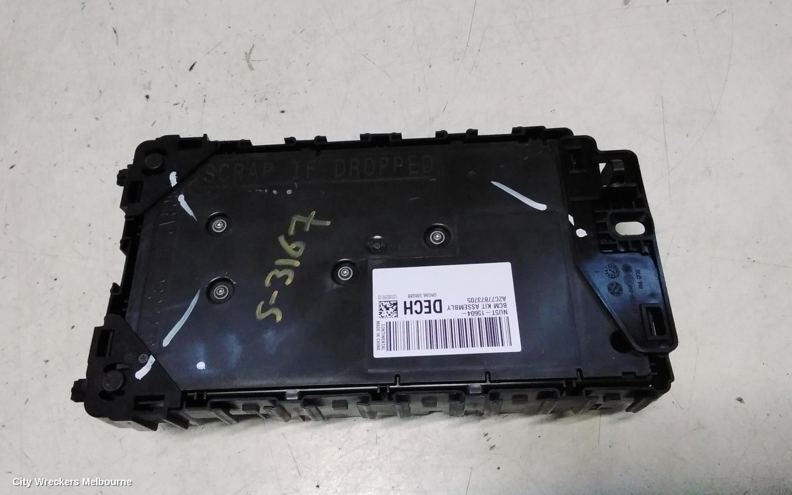FORD RANGER ECU, RA, BCM W /INTEGRATED FUSE PANEL (UNDER DASH), 2.2/3.2, DIESEL, P/N NU5T15604DECL, 05/2022 ONWARDS