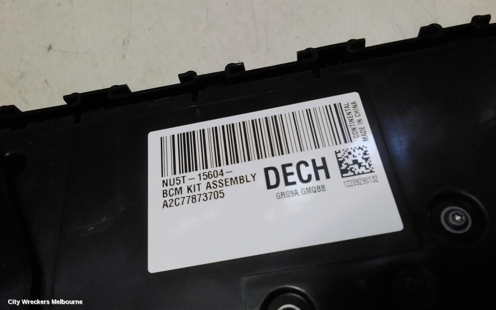 FORD RANGER ECU, RA, BCM W /INTEGRATED FUSE PANEL (UNDER DASH), 2.2/3.2, DIESEL, P/N NU5T15604DECL, 05/2022 ONWARDS