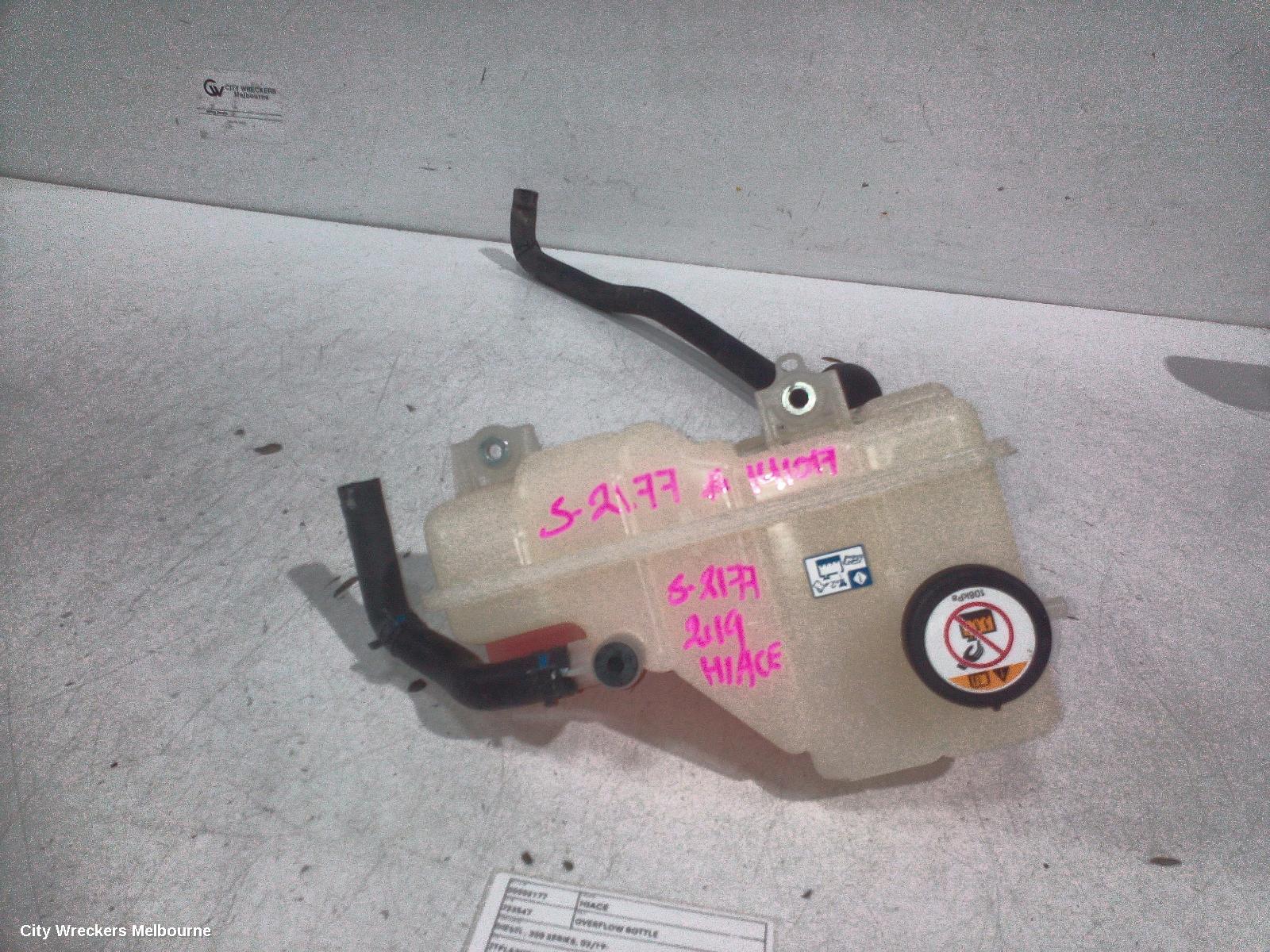 TOYOTA HIACE OVERFLOW BOTTLE, DIESEL, 300 SERIES, 02/2019 ONWARDS